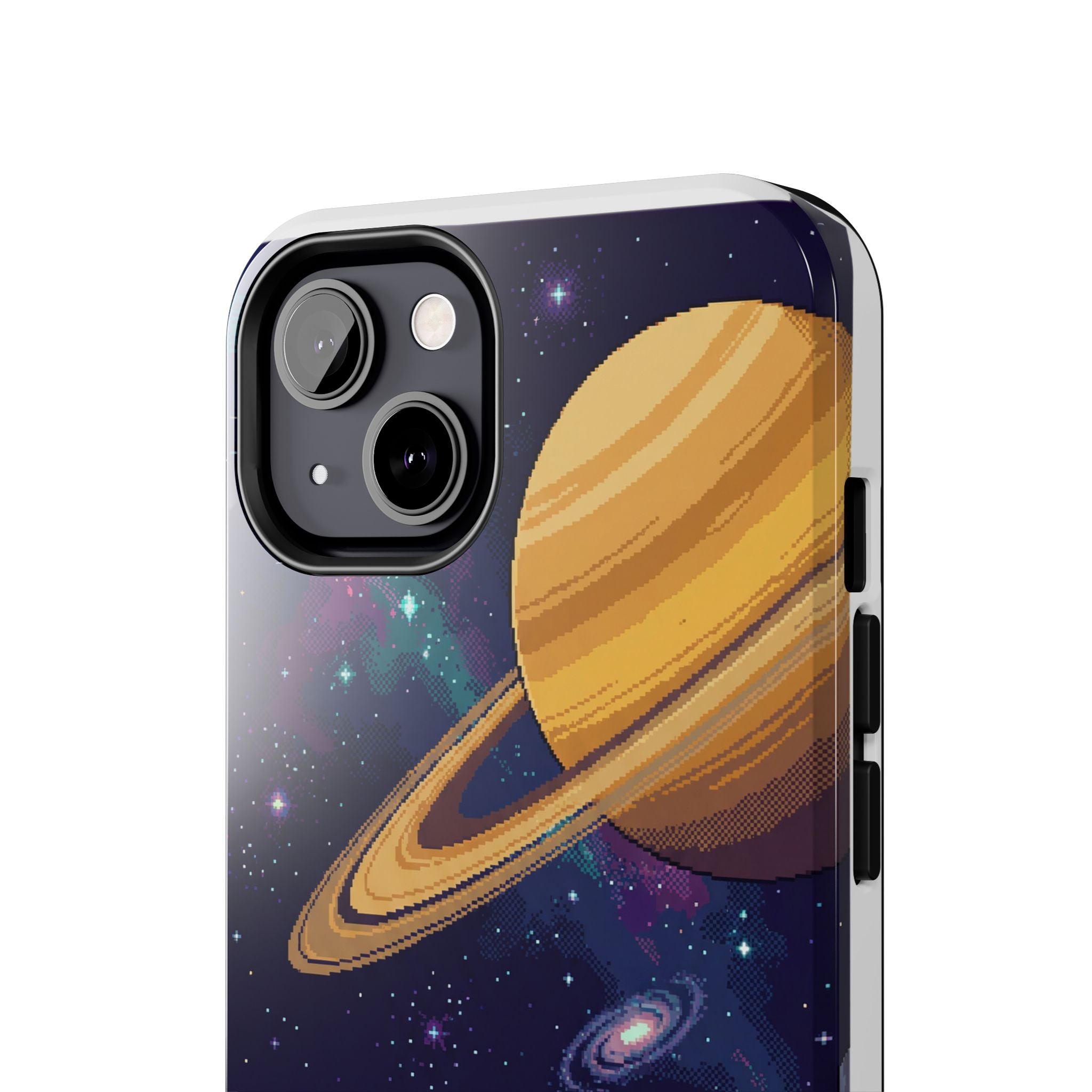Retro Pixel Astronaut on an Alien World — Tough Phone Case