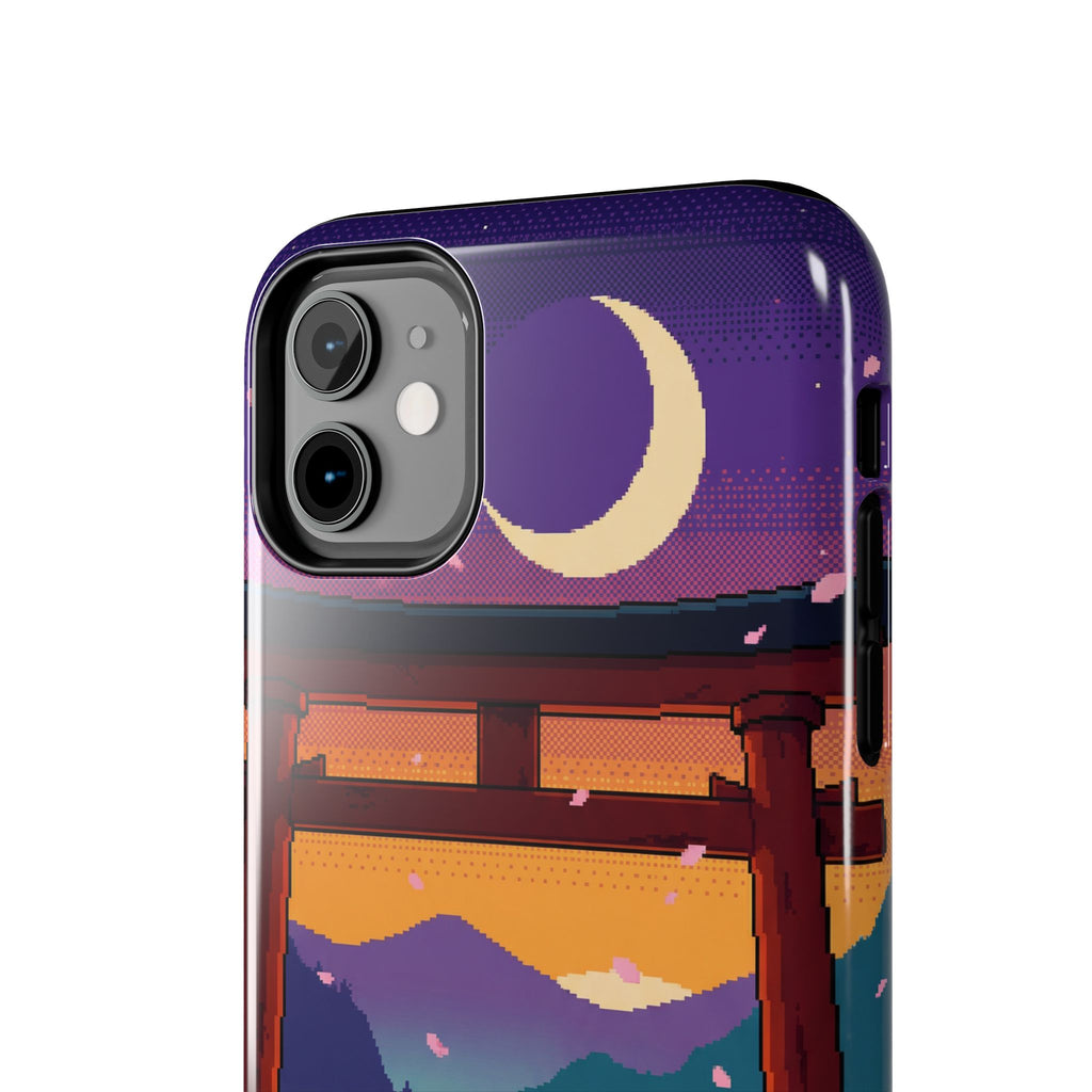 Retro Pixel Lone Samurai — Tough Phone Case