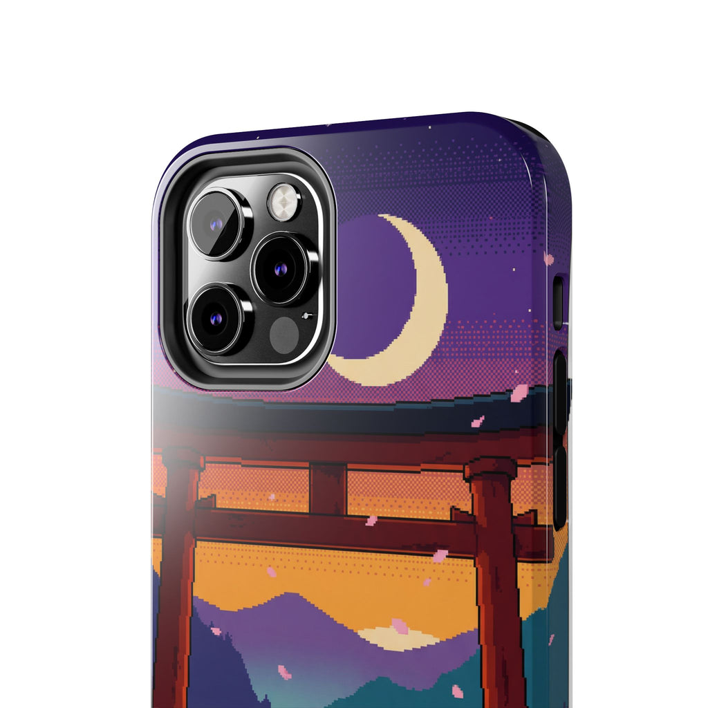 Retro Pixel Lone Samurai — Tough Phone Case