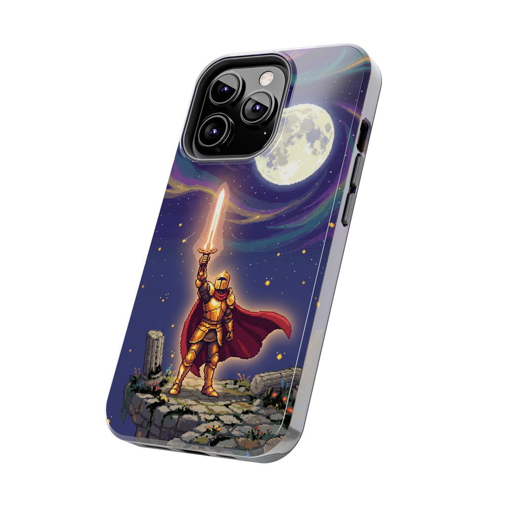 Retro Pixel Quest Knight — Tough Phone Case