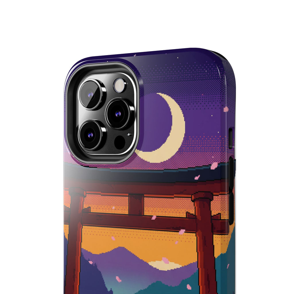 Retro Pixel Lone Samurai — Tough Phone Case