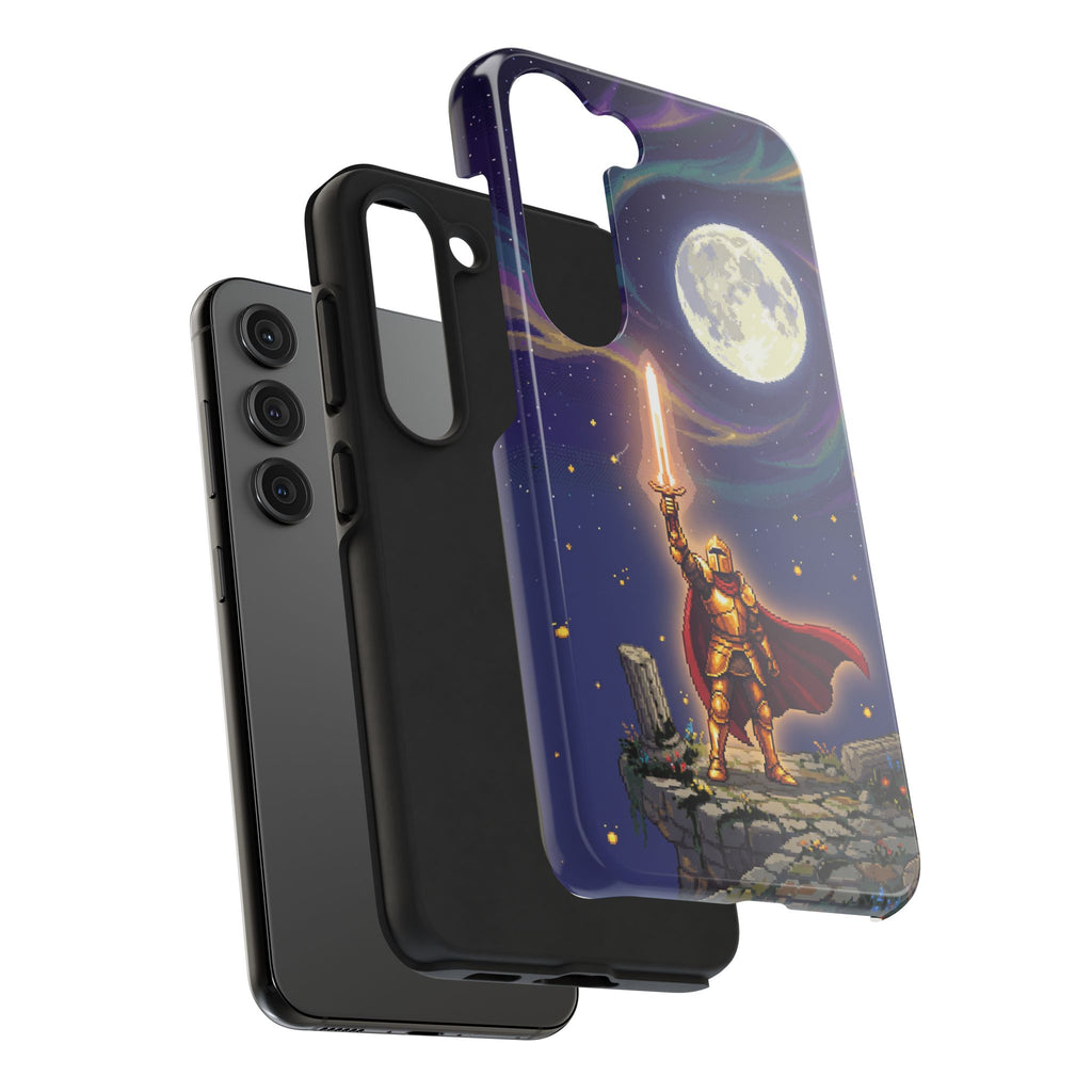 Retro Pixel Quest Knight — Tough Phone Case