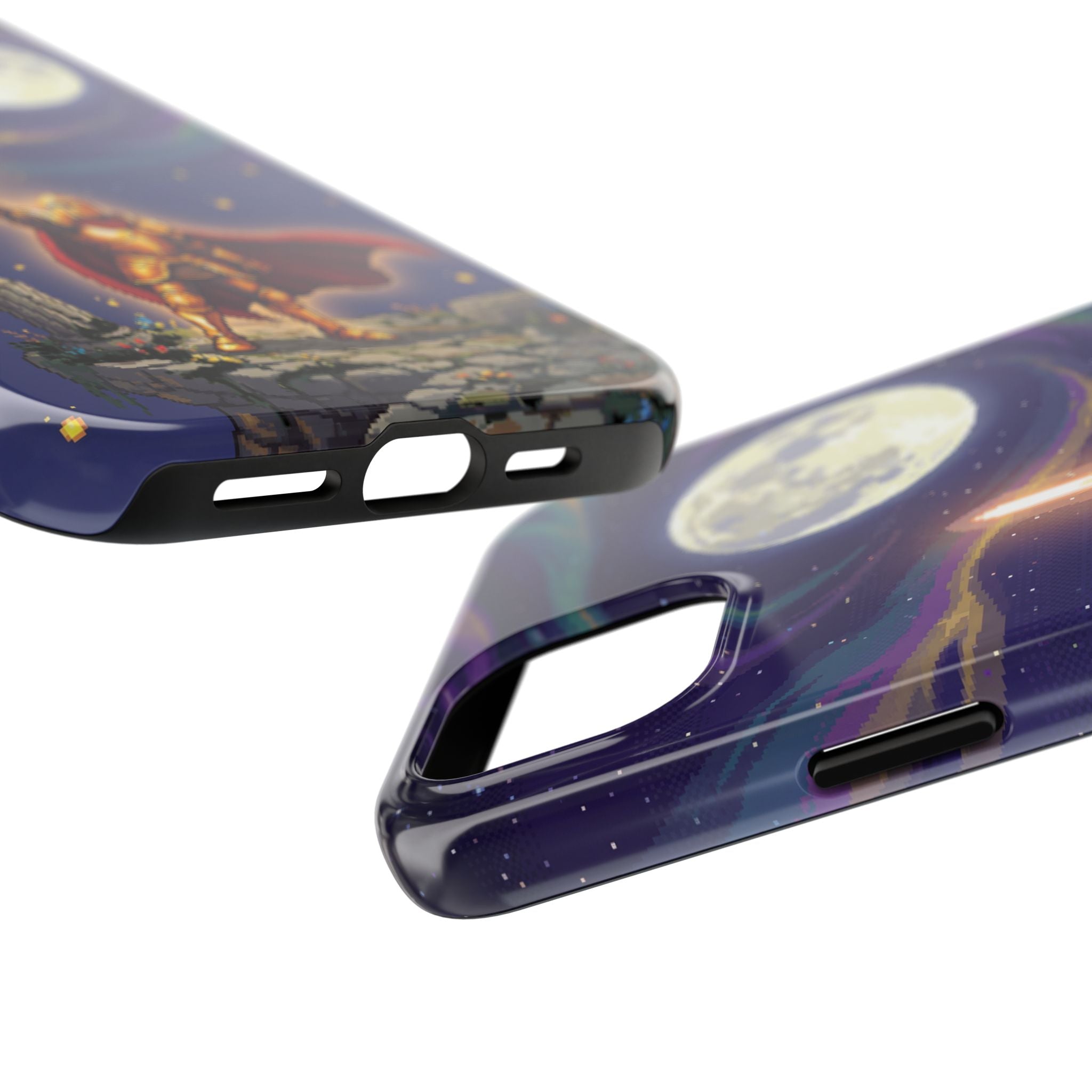 Retro Pixel Quest Knight — Tough Phone Case