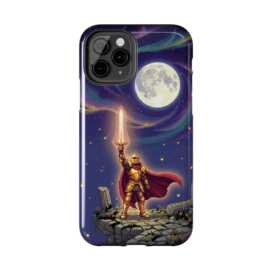 Retro Pixel Quest Knight — Tough Phone Case