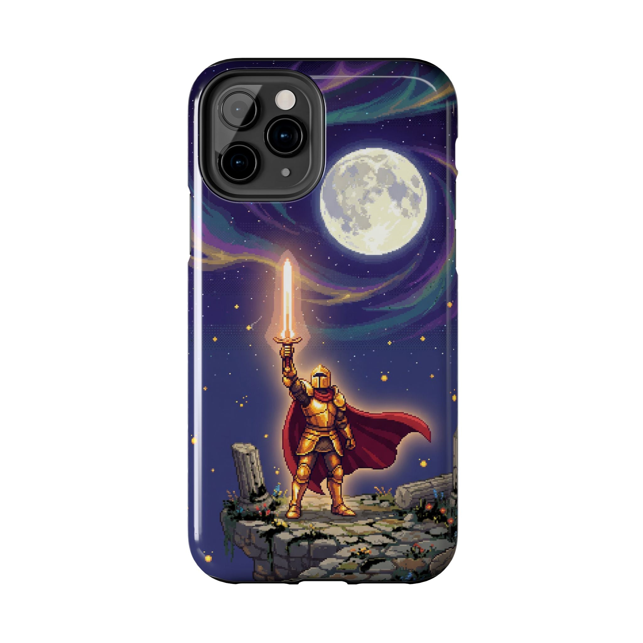 Retro Pixel Quest Knight — Tough Phone Case
