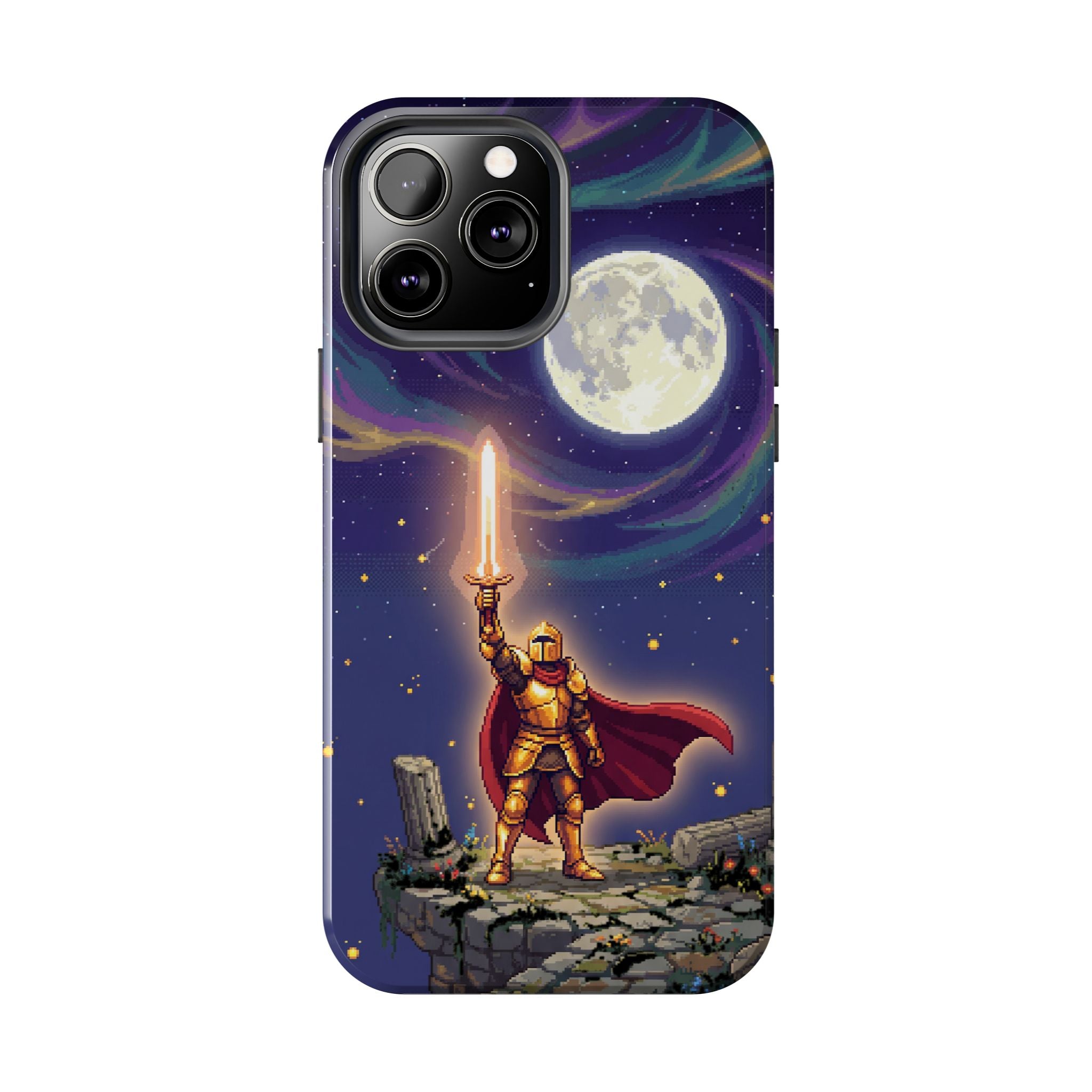 Retro Pixel Quest Knight — Tough Phone Case