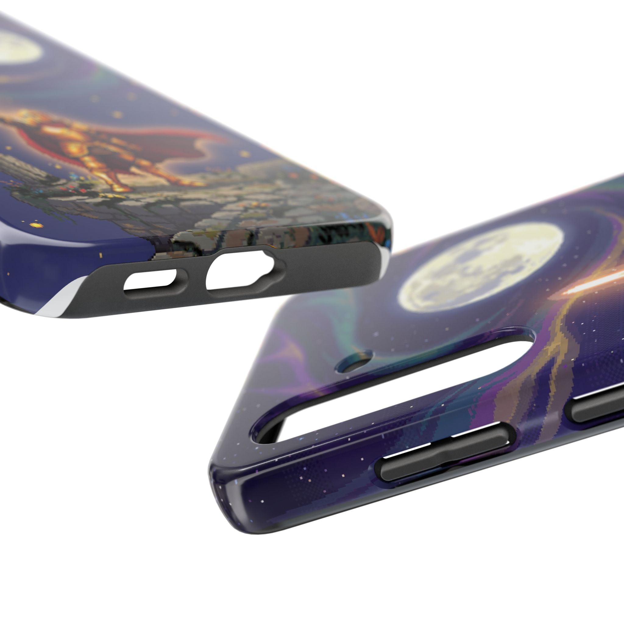 Retro Pixel Quest Knight — Tough Phone Case