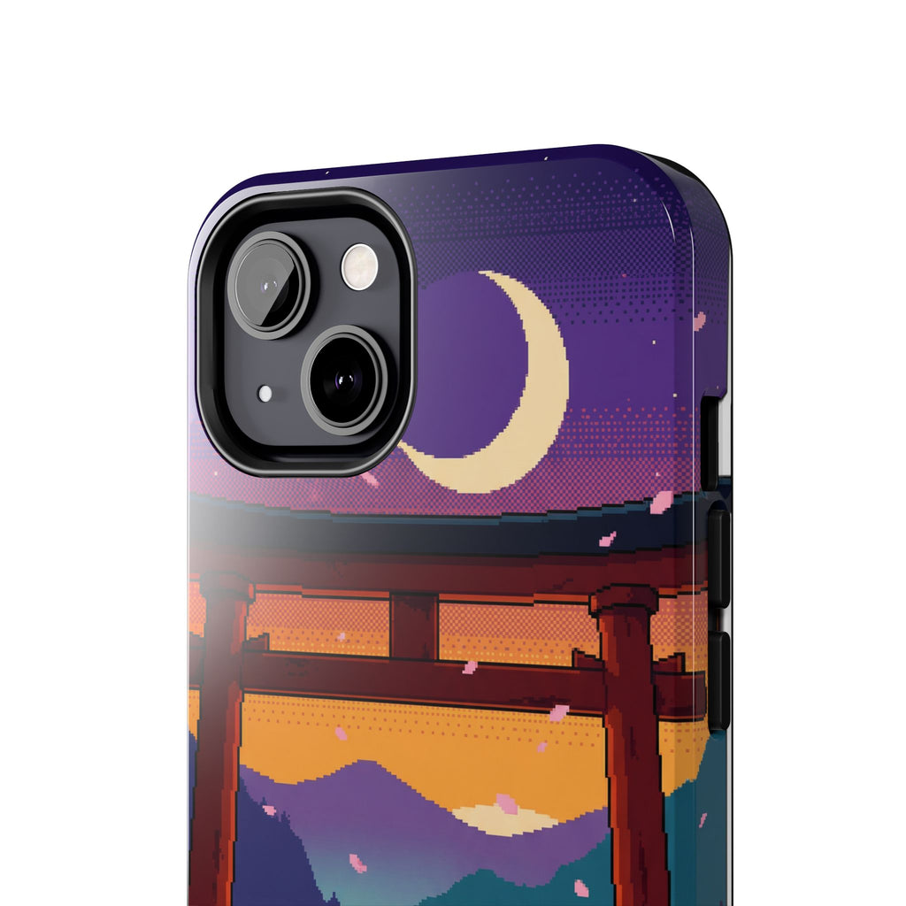 Retro Pixel Lone Samurai — Tough Phone Case