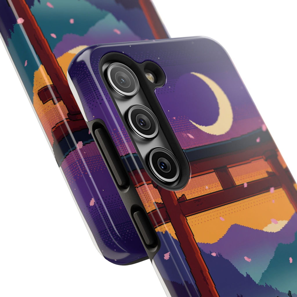 Retro Pixel Lone Samurai — Tough Phone Case