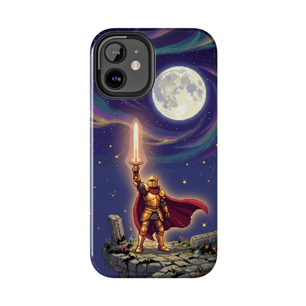 Retro Pixel Quest Knight — Tough Phone Case