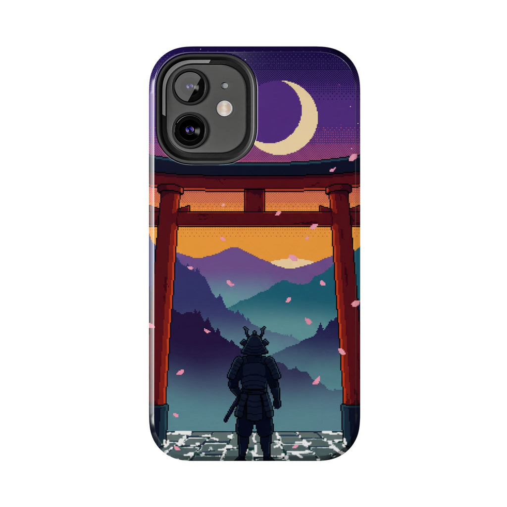 Retro Pixel Lone Samurai — Tough Phone Case