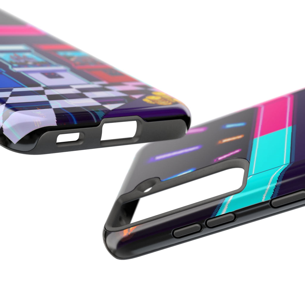 Retro Pixel Arcade Nights — Tough Phone Case