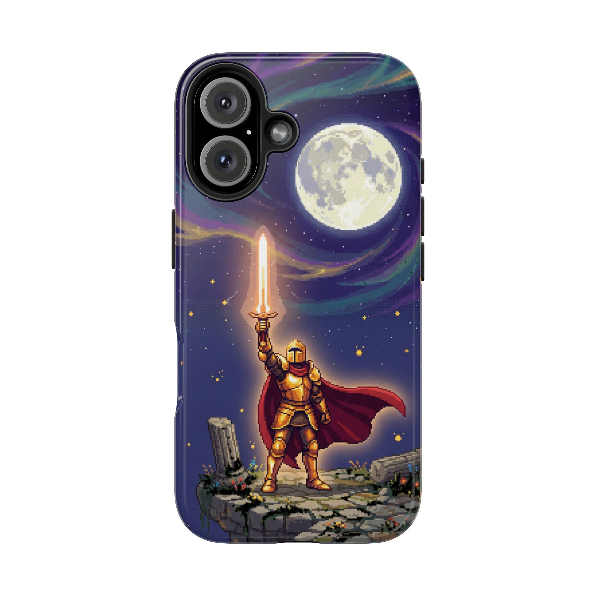 Retro Pixel Quest Knight — Tough Phone Case