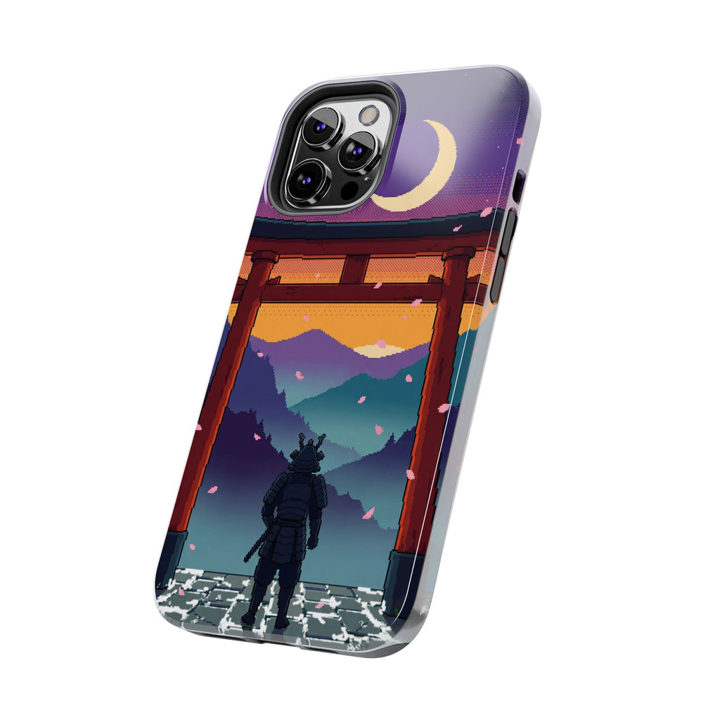 Retro Pixel Lone Samurai — Tough Phone Case