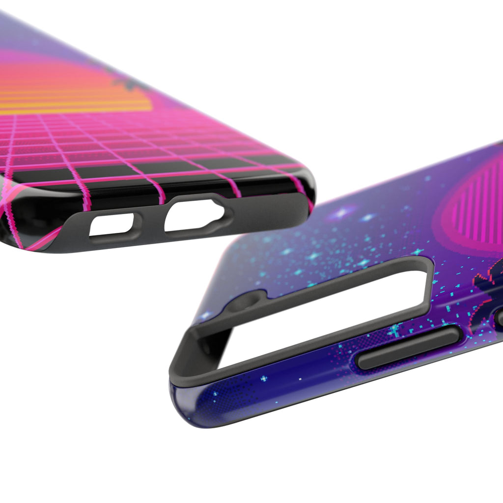 Retro Pixel 8-Bit Sunset — Tough Phone Case