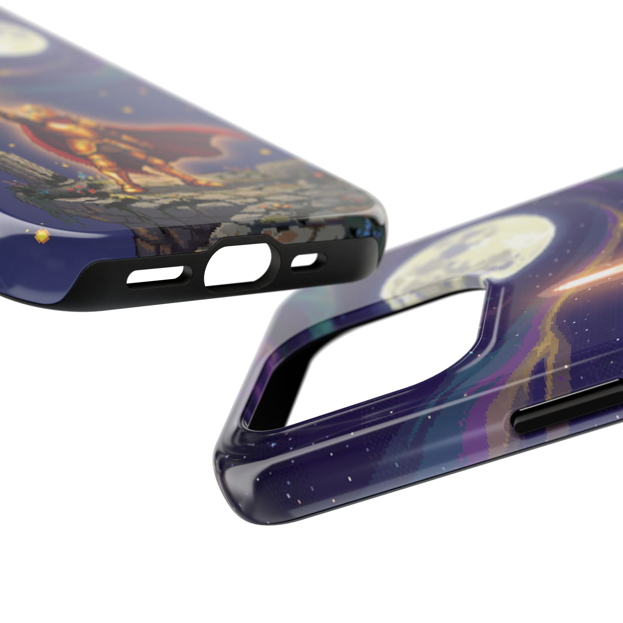 Retro Pixel Quest Knight — Tough Phone Case