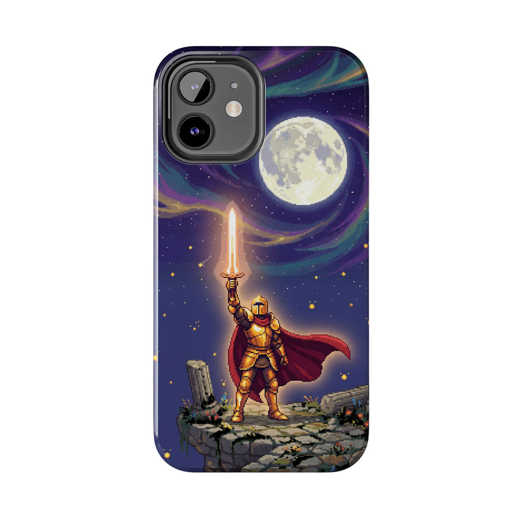 Retro Pixel Quest Knight — Tough Phone Case