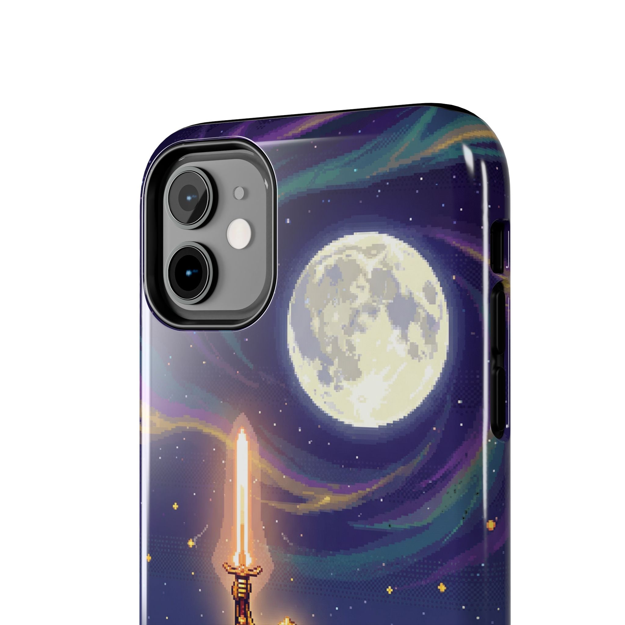 Retro Pixel Quest Knight — Tough Phone Case