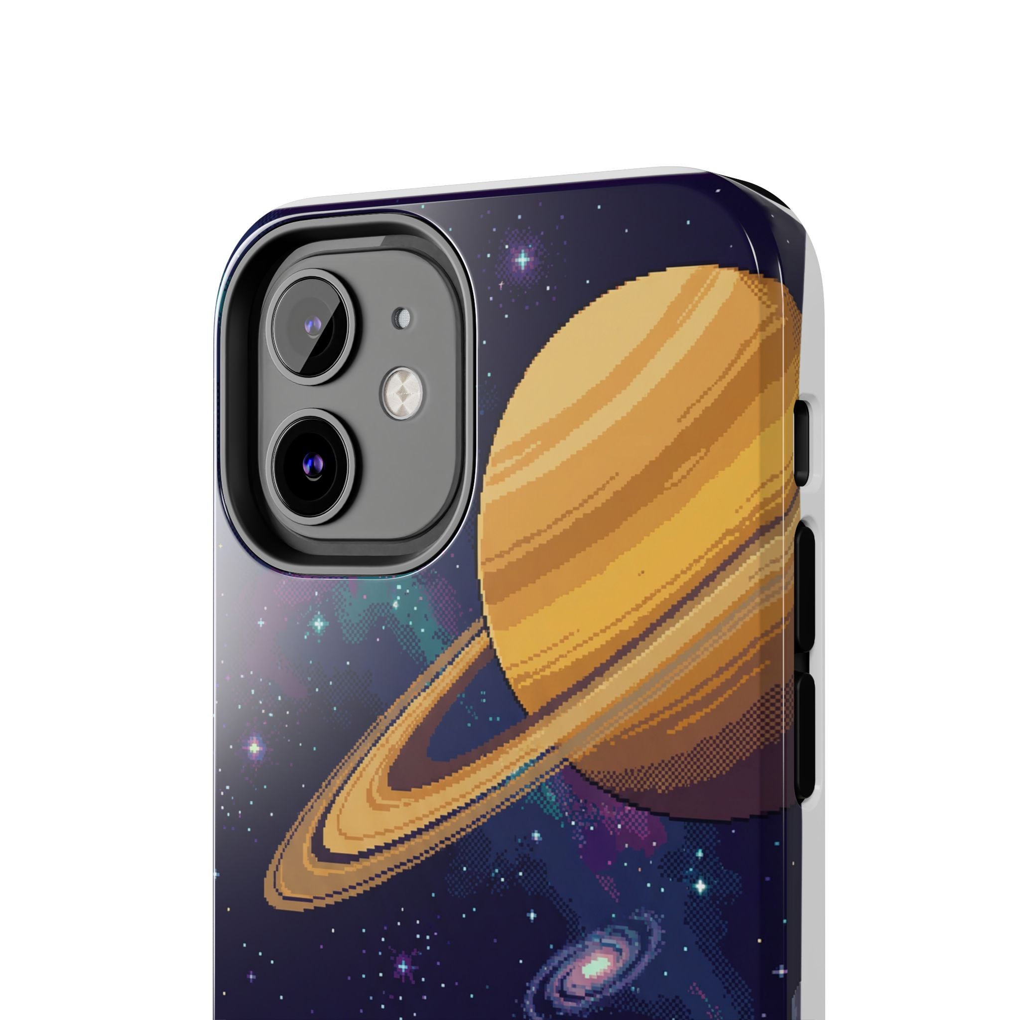Retro Pixel Astronaut on an Alien World — Tough Phone Case