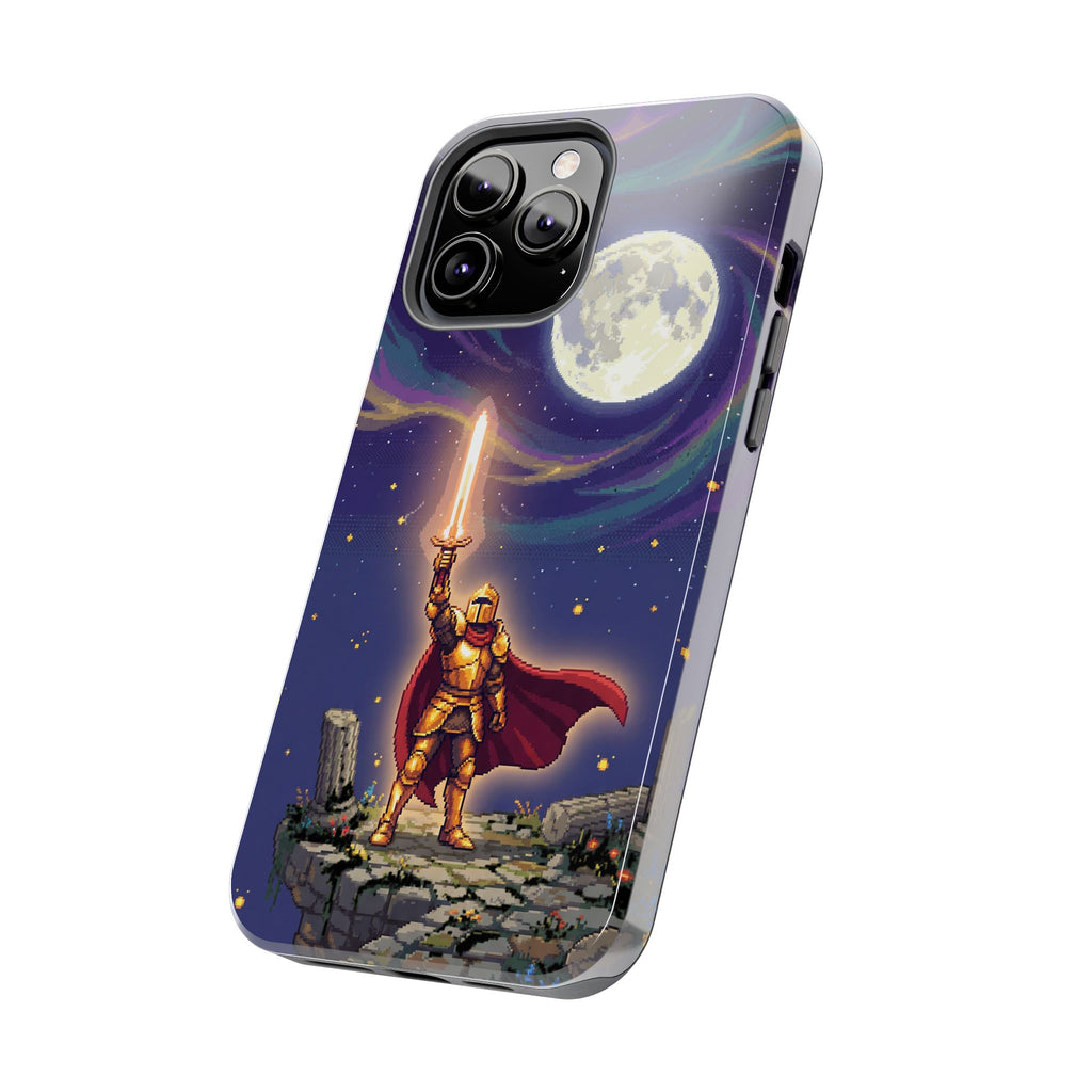 Retro Pixel Quest Knight — Tough Phone Case