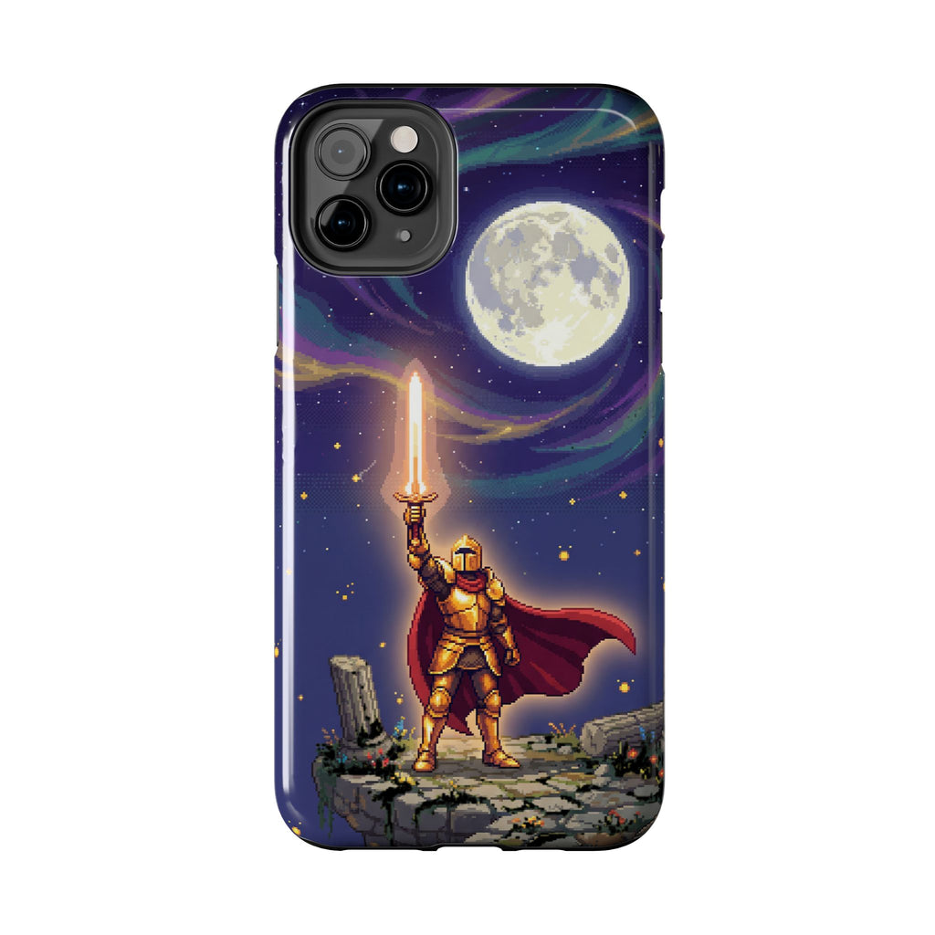 Retro Pixel Quest Knight — Tough Phone Case