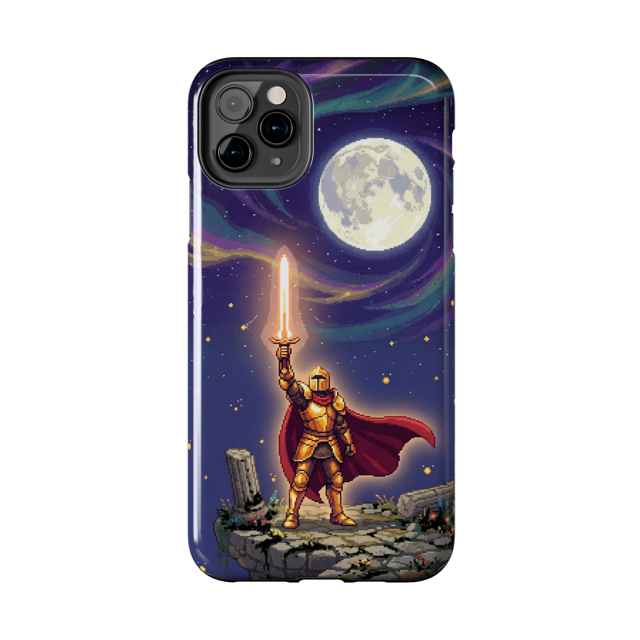 Retro Pixel Quest Knight — Tough Phone Case