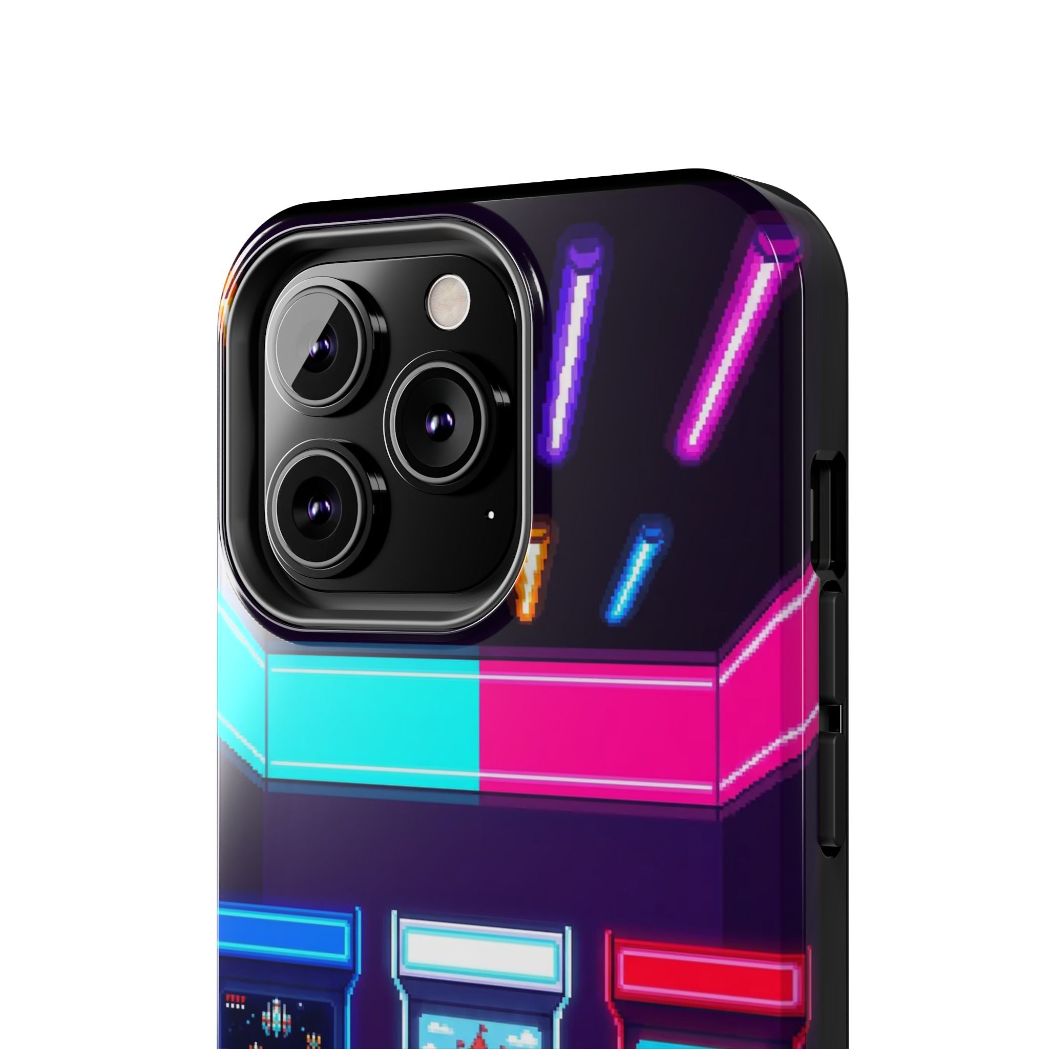 Retro Pixel Arcade Nights — Tough Phone Case