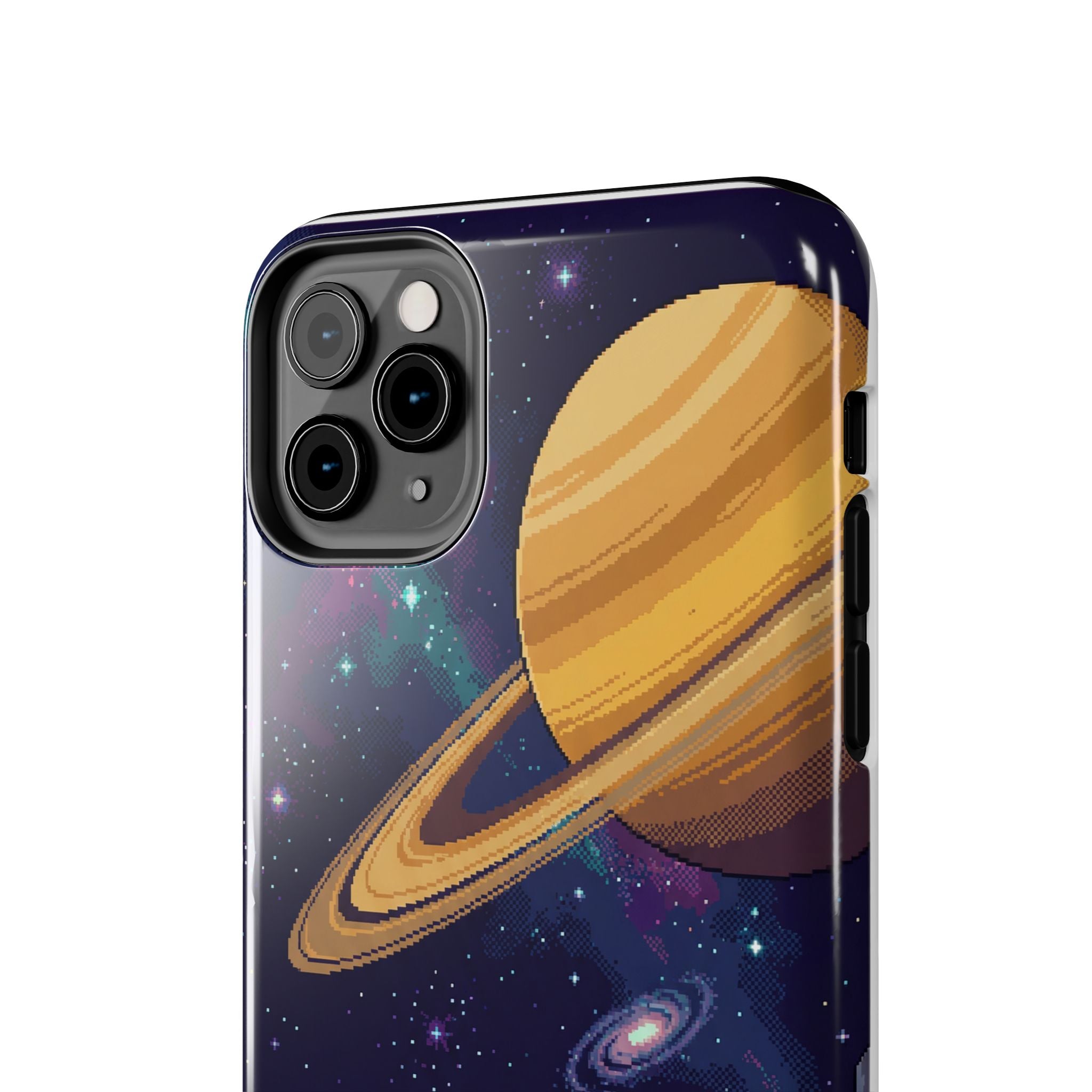 Retro Pixel Astronaut on an Alien World — Tough Phone Case