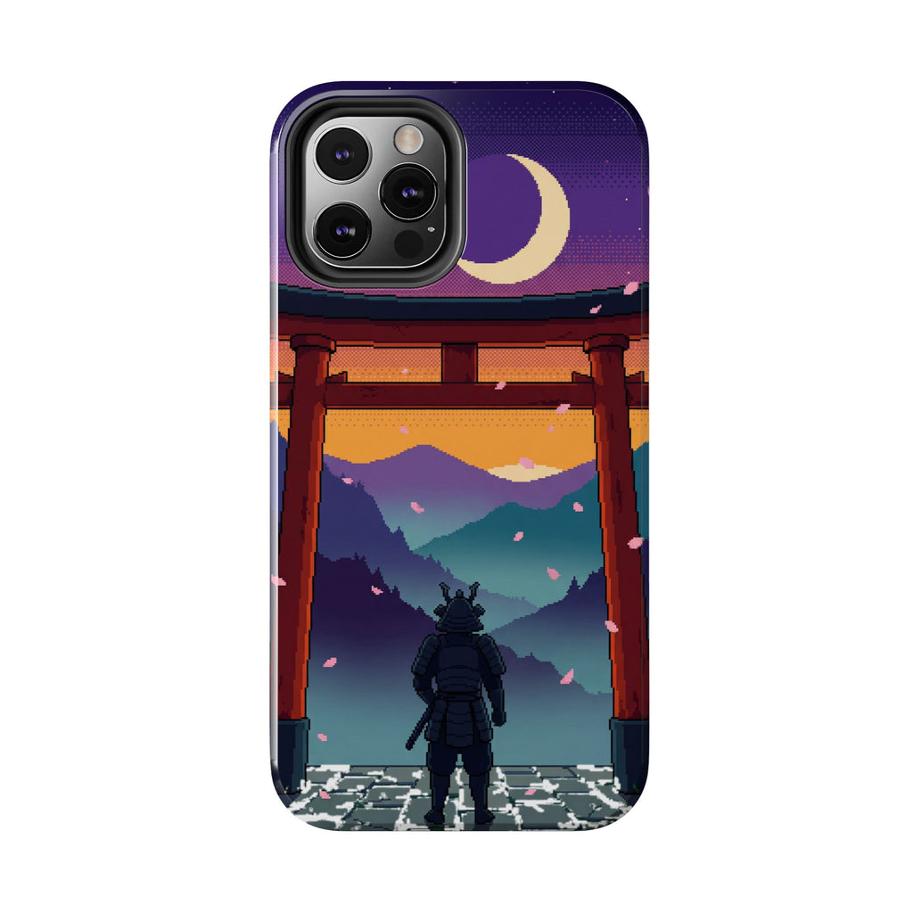 Retro Pixel Lone Samurai — Tough Phone Case