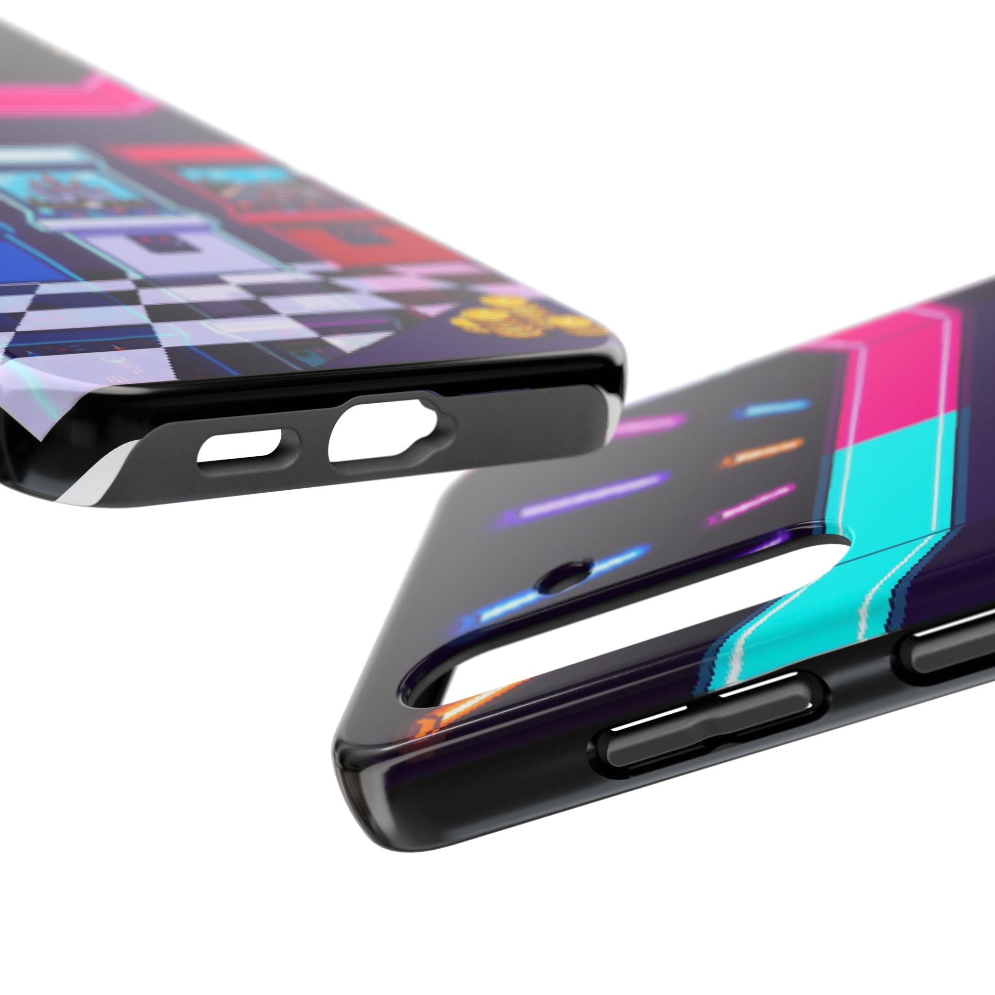 Retro Pixel Arcade Nights — Tough Phone Case