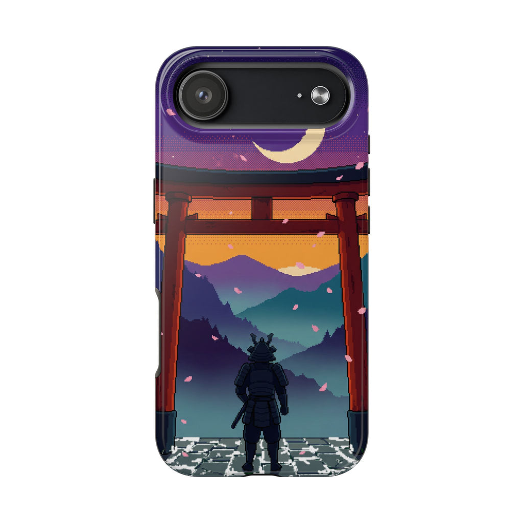 Retro Pixel Lone Samurai — Tough Phone Case