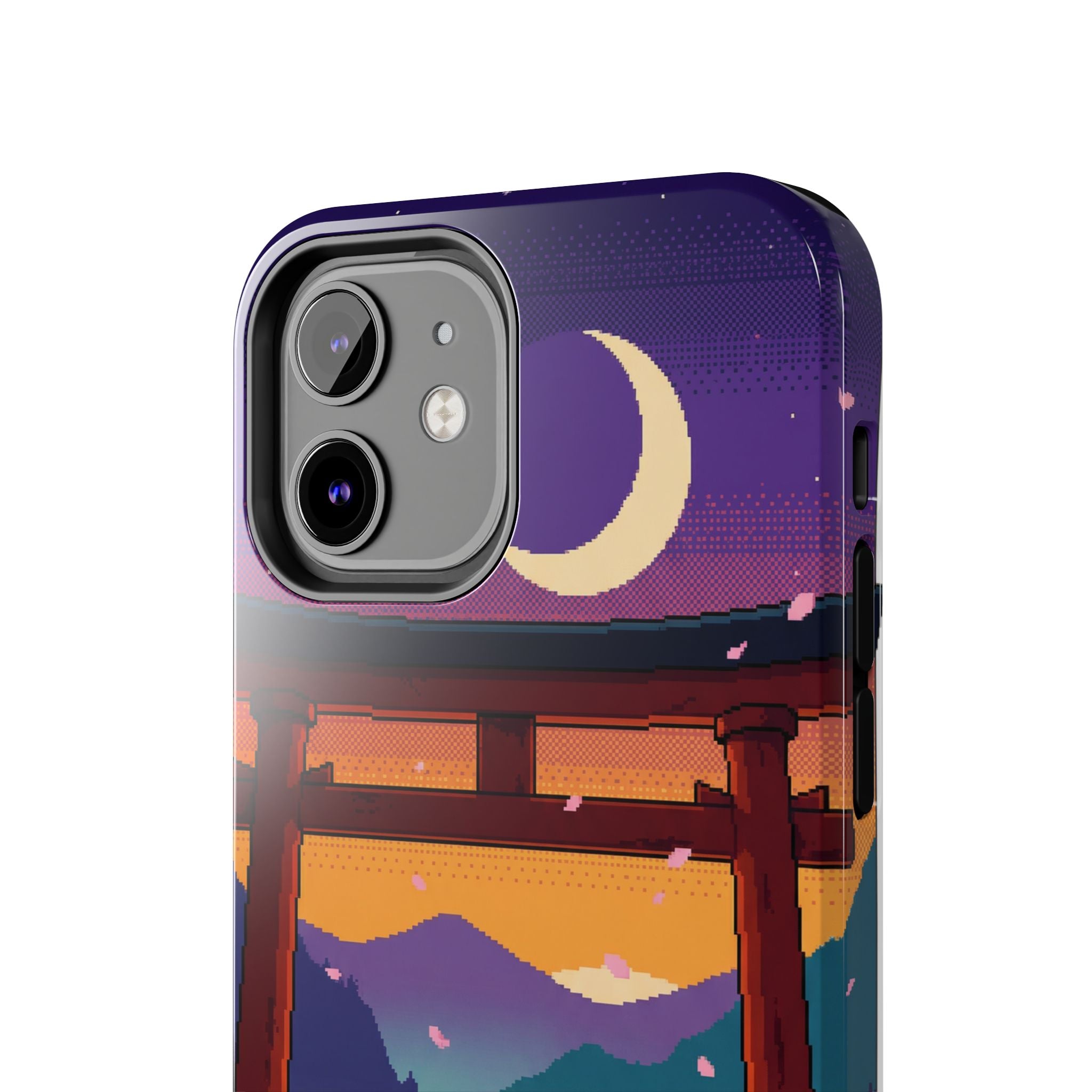 Retro Pixel Lone Samurai — Tough Phone Case