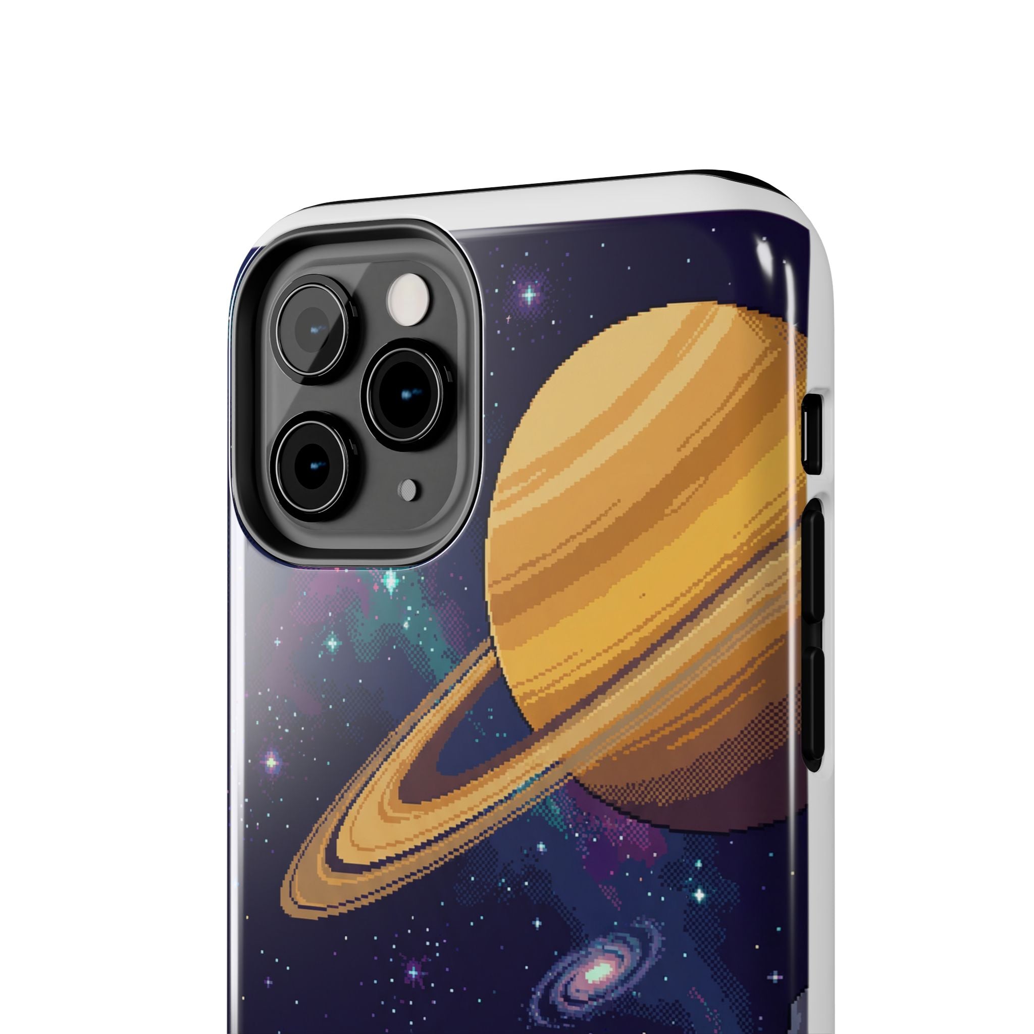 Retro Pixel Astronaut on an Alien World — Tough Phone Case