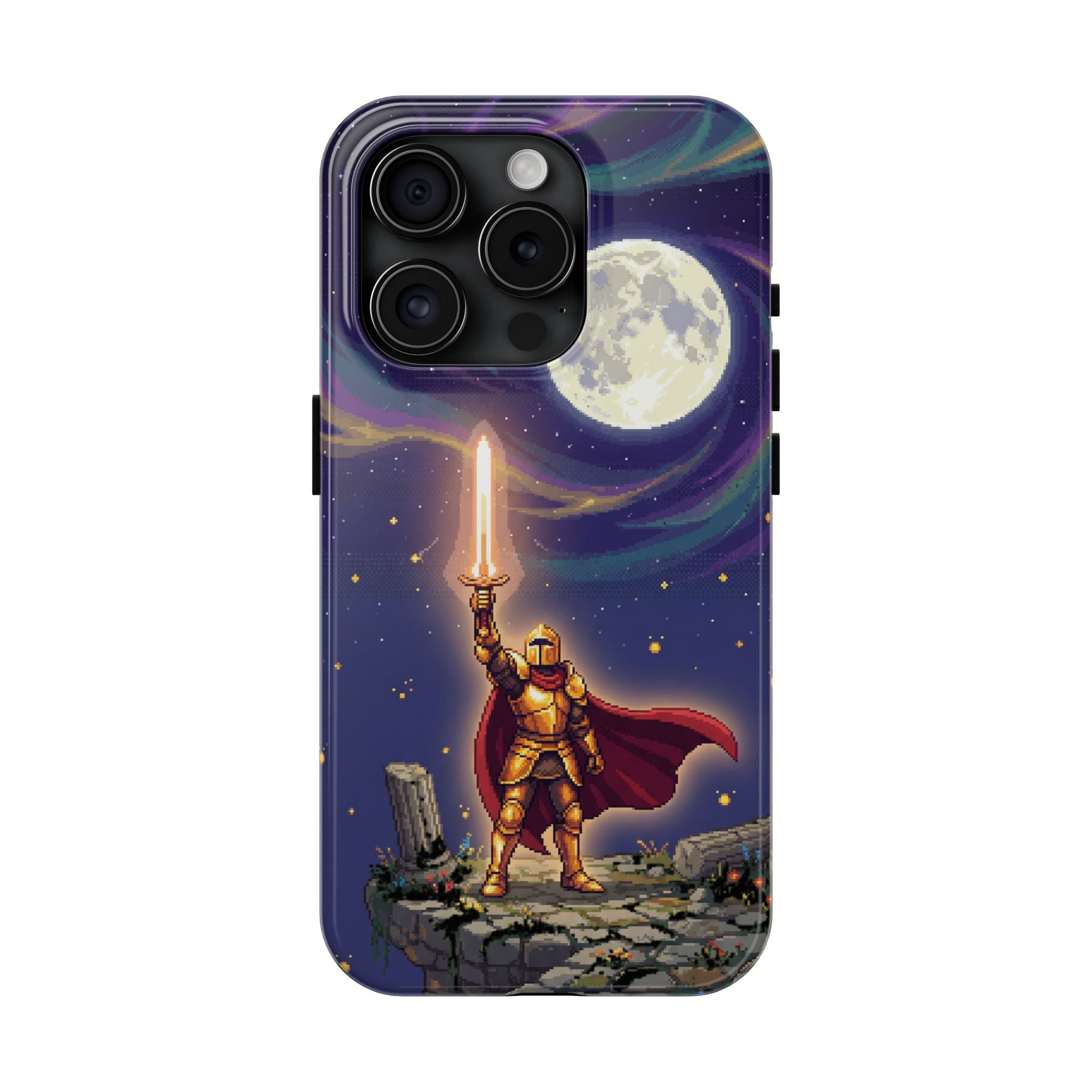 Retro Pixel Quest Knight — Tough Phone Case