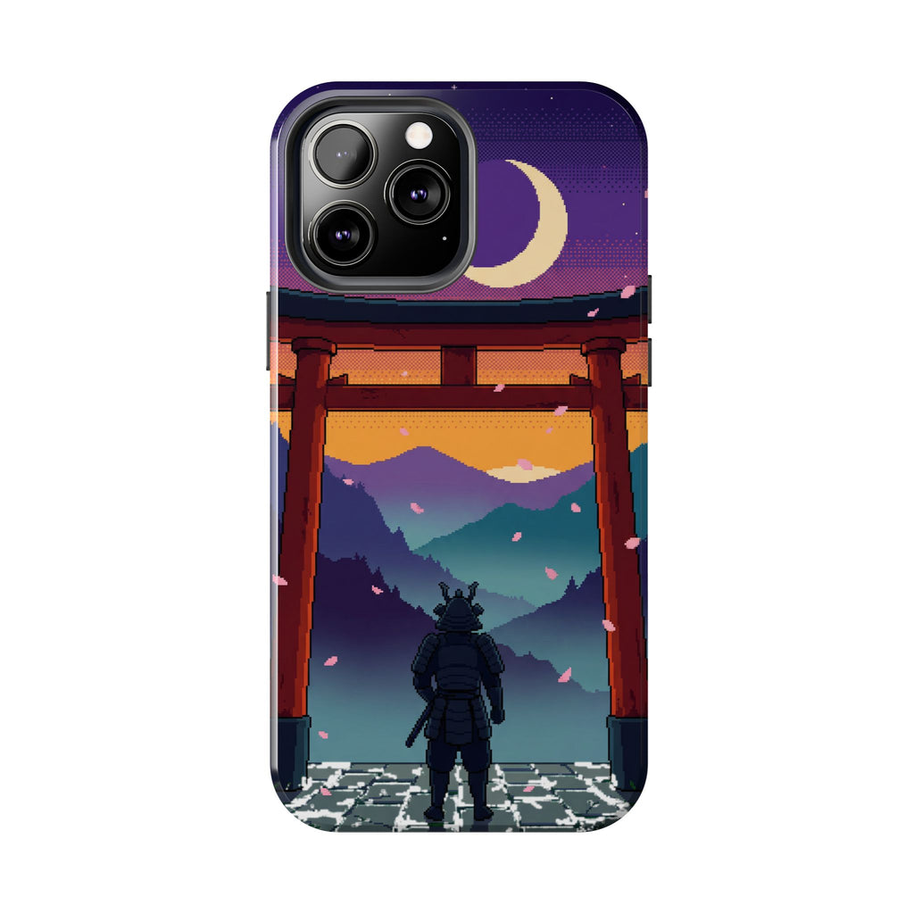 Retro Pixel Lone Samurai — Tough Phone Case