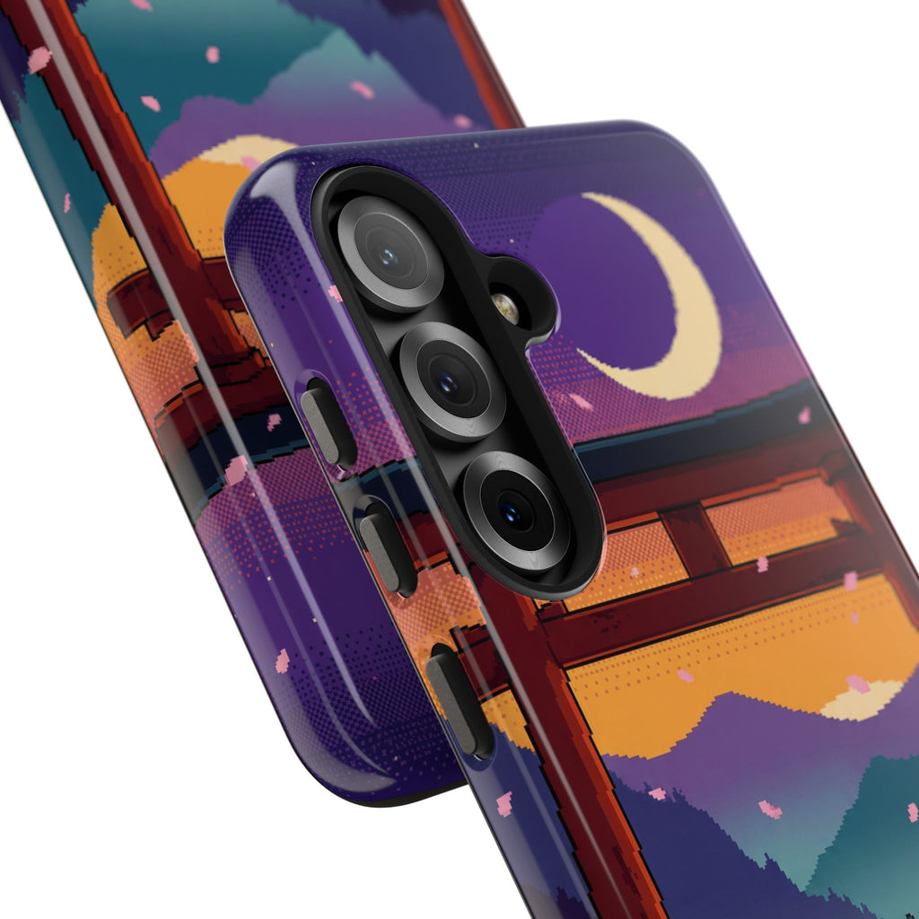 Retro Pixel Lone Samurai — Tough Phone Case