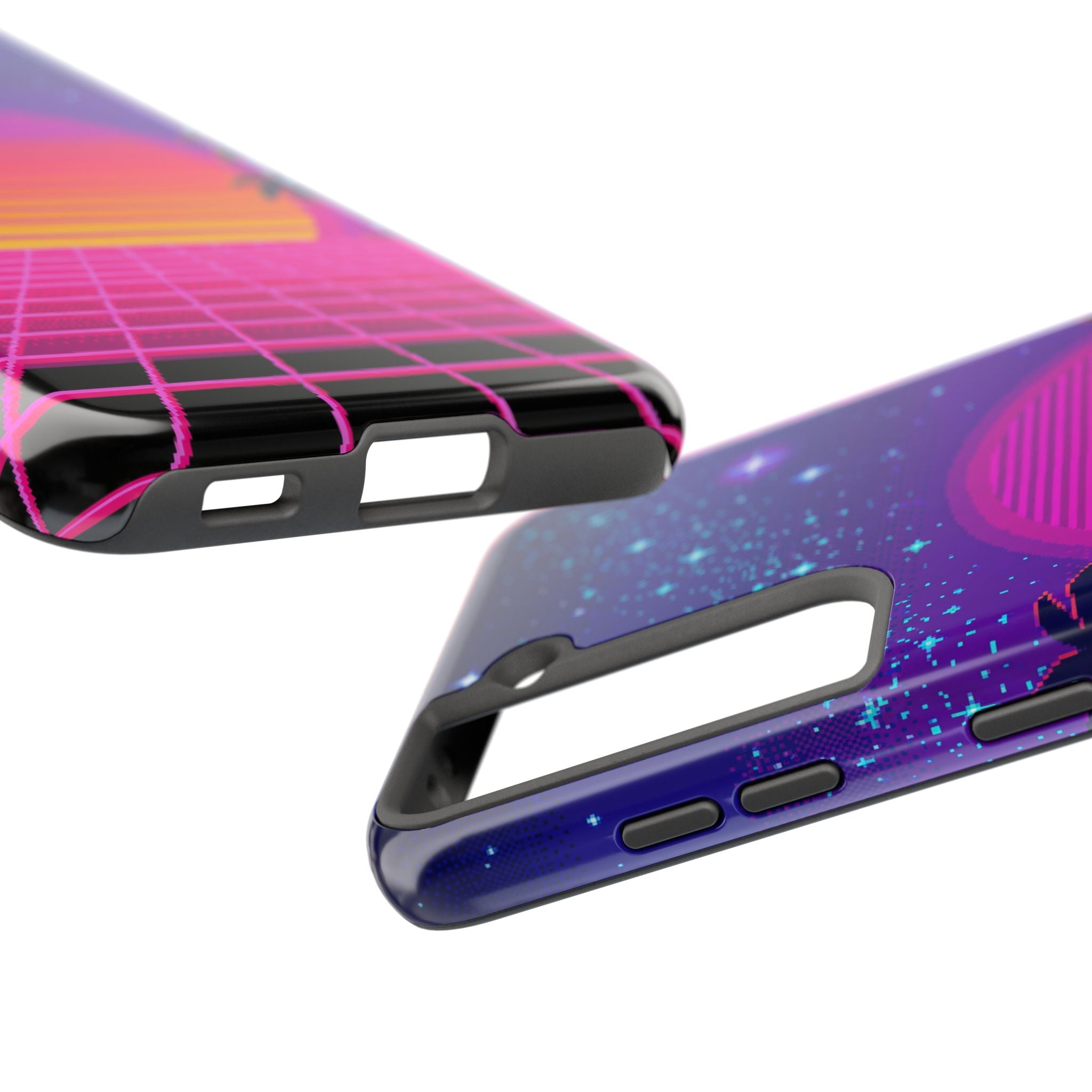 Retro Pixel 8-Bit Sunset — Tough Phone Case