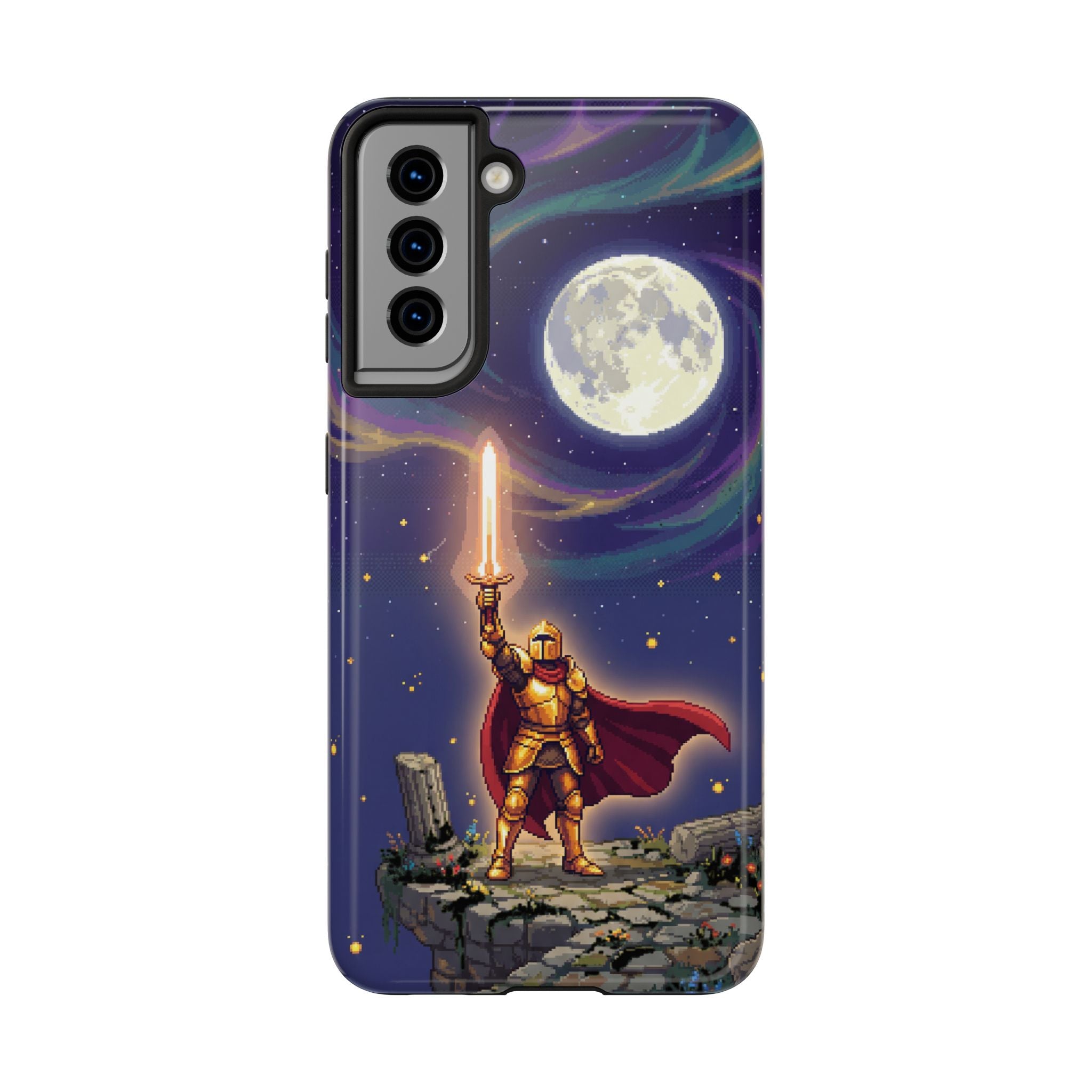 Retro Pixel Quest Knight — Tough Phone Case