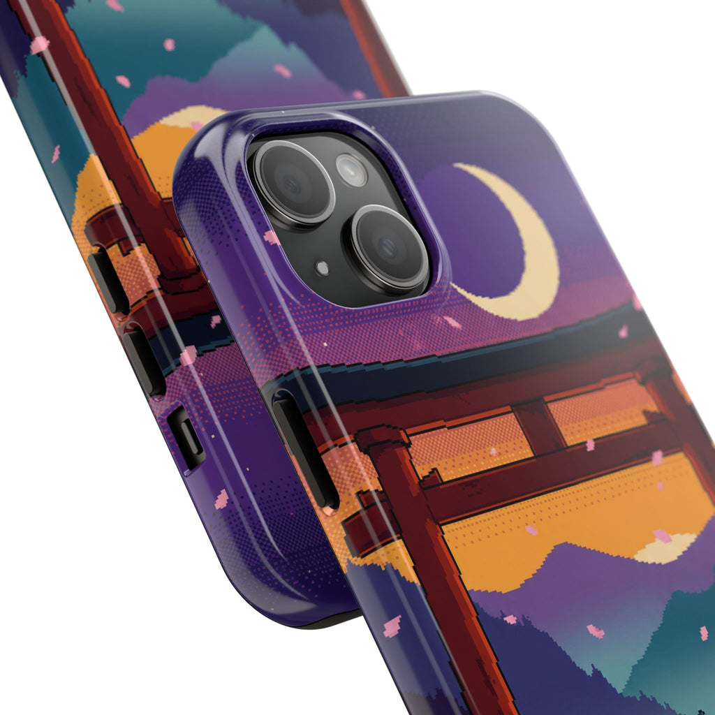 Retro Pixel Lone Samurai — Tough Phone Case
