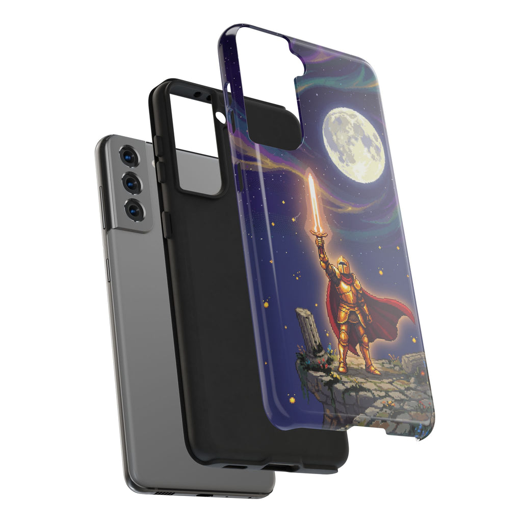 Retro Pixel Quest Knight — Tough Phone Case