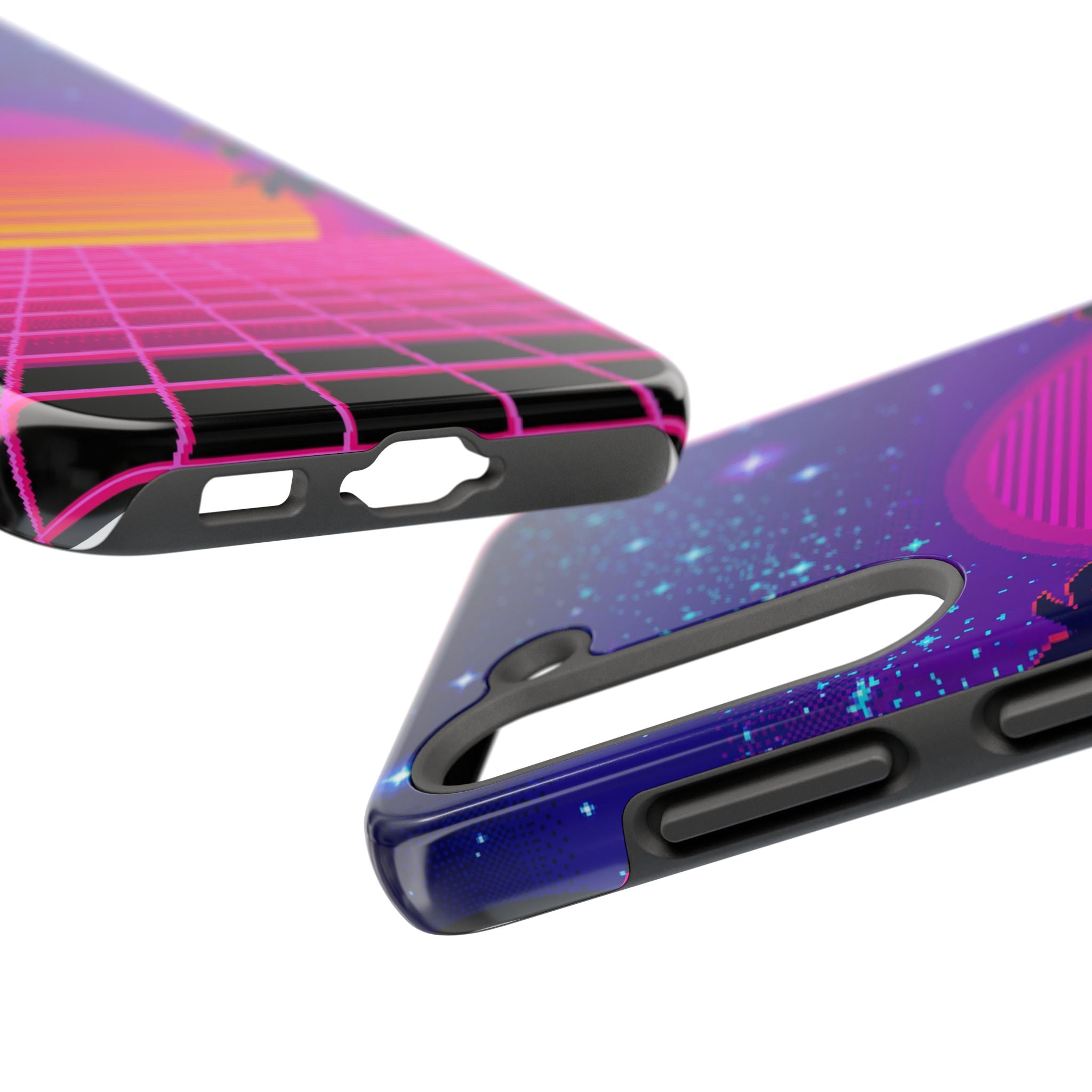Retro Pixel 8-Bit Sunset — Tough Phone Case