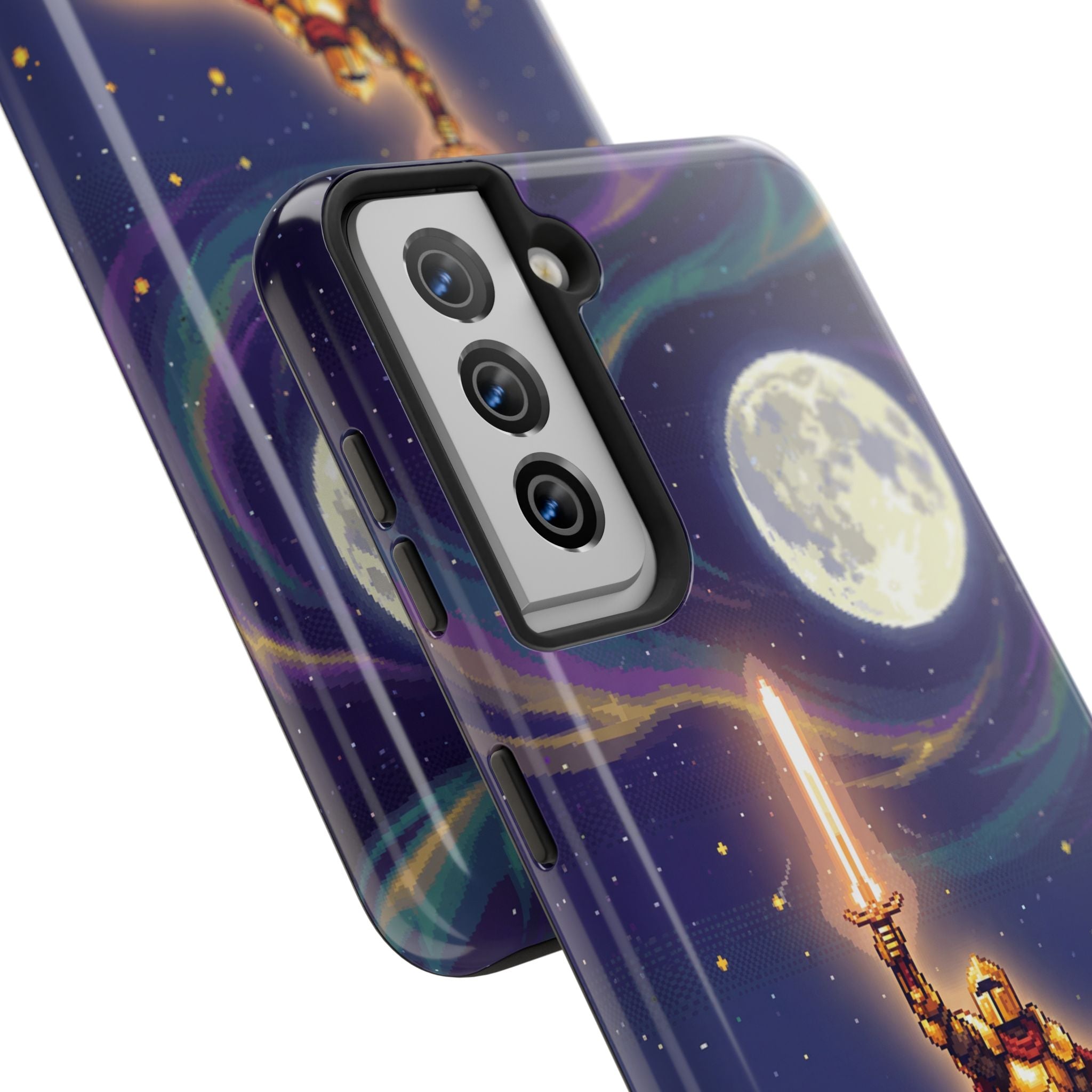 Retro Pixel Quest Knight — Tough Phone Case