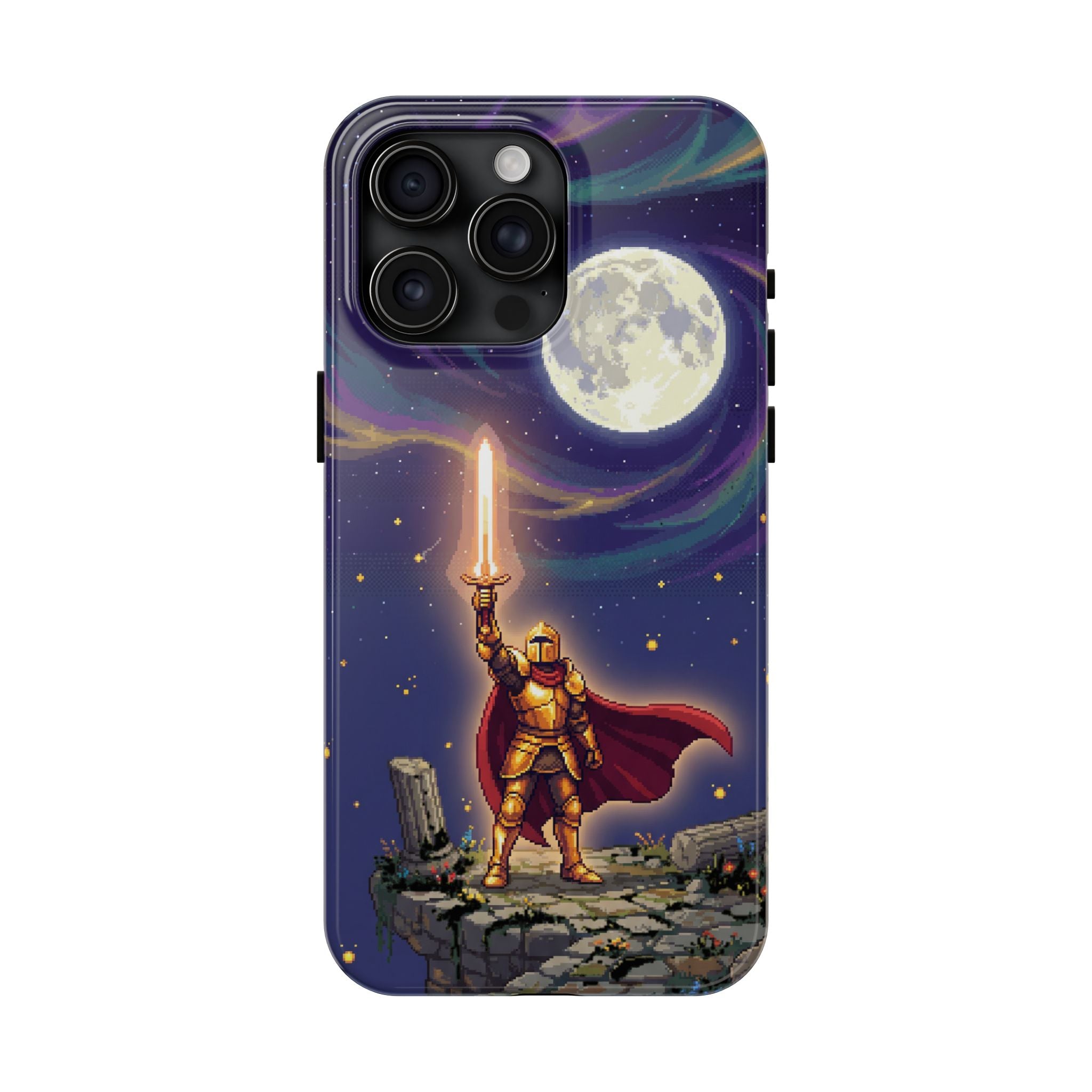 Retro Pixel Quest Knight — Tough Phone Case