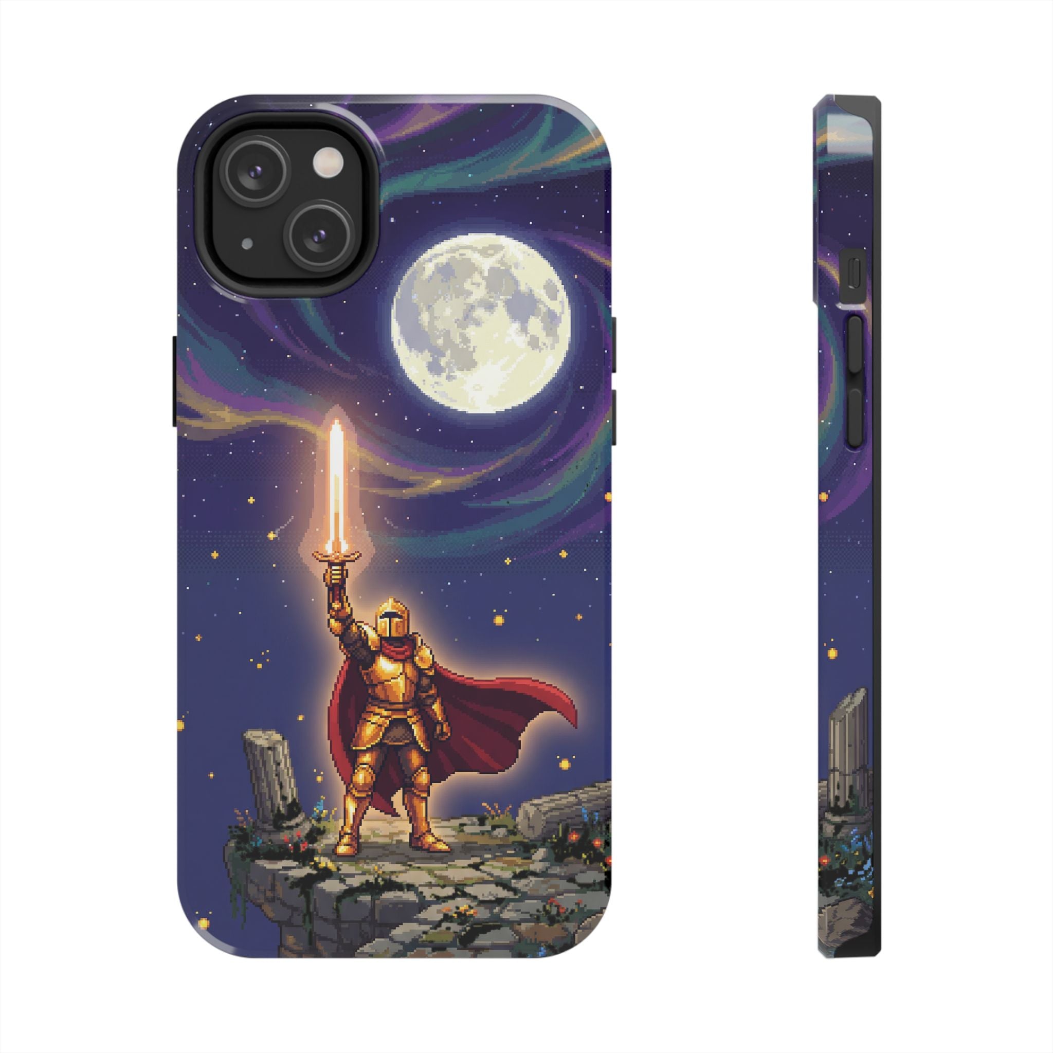 Retro Pixel Quest Knight — Tough Phone Case
