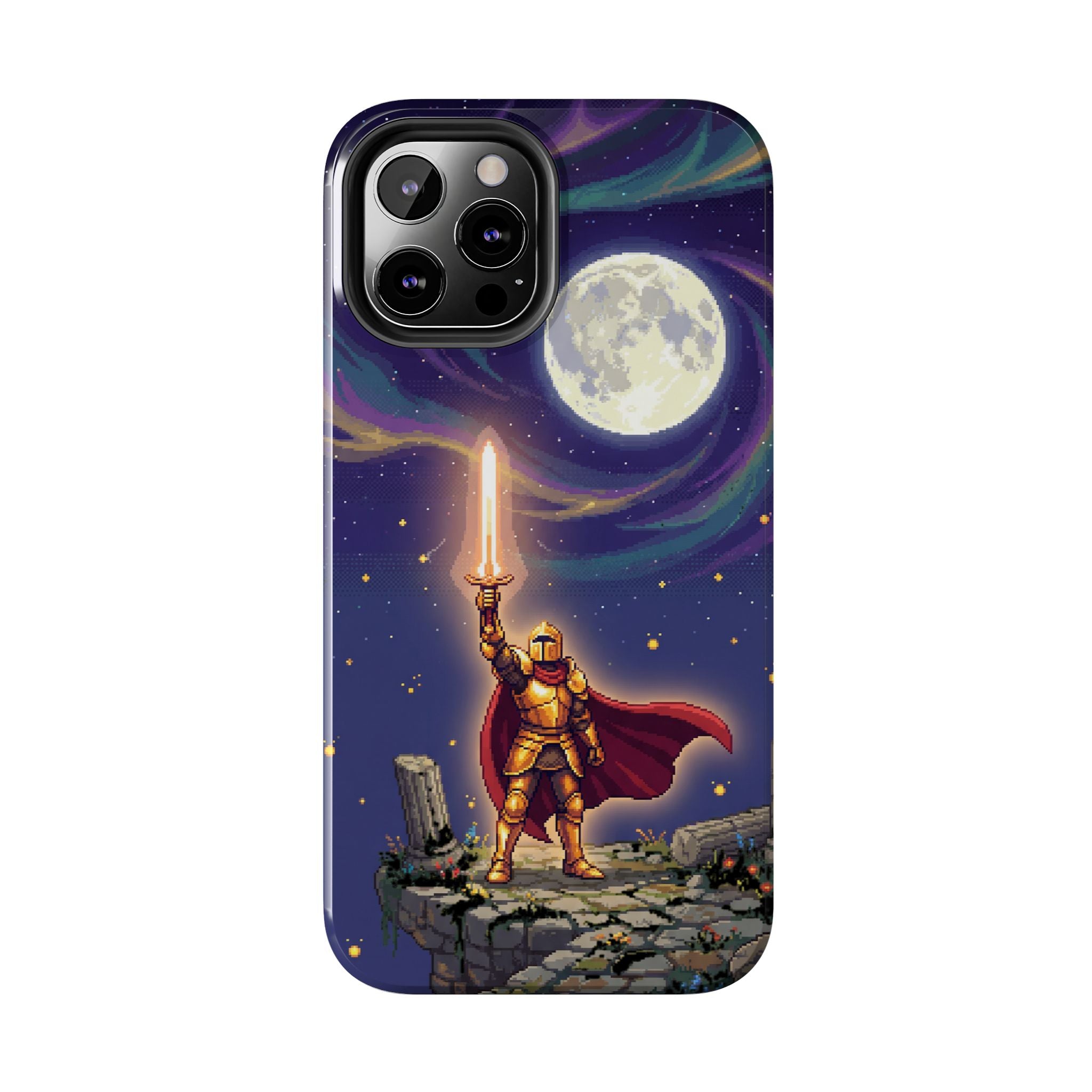 Retro Pixel Quest Knight — Tough Phone Case