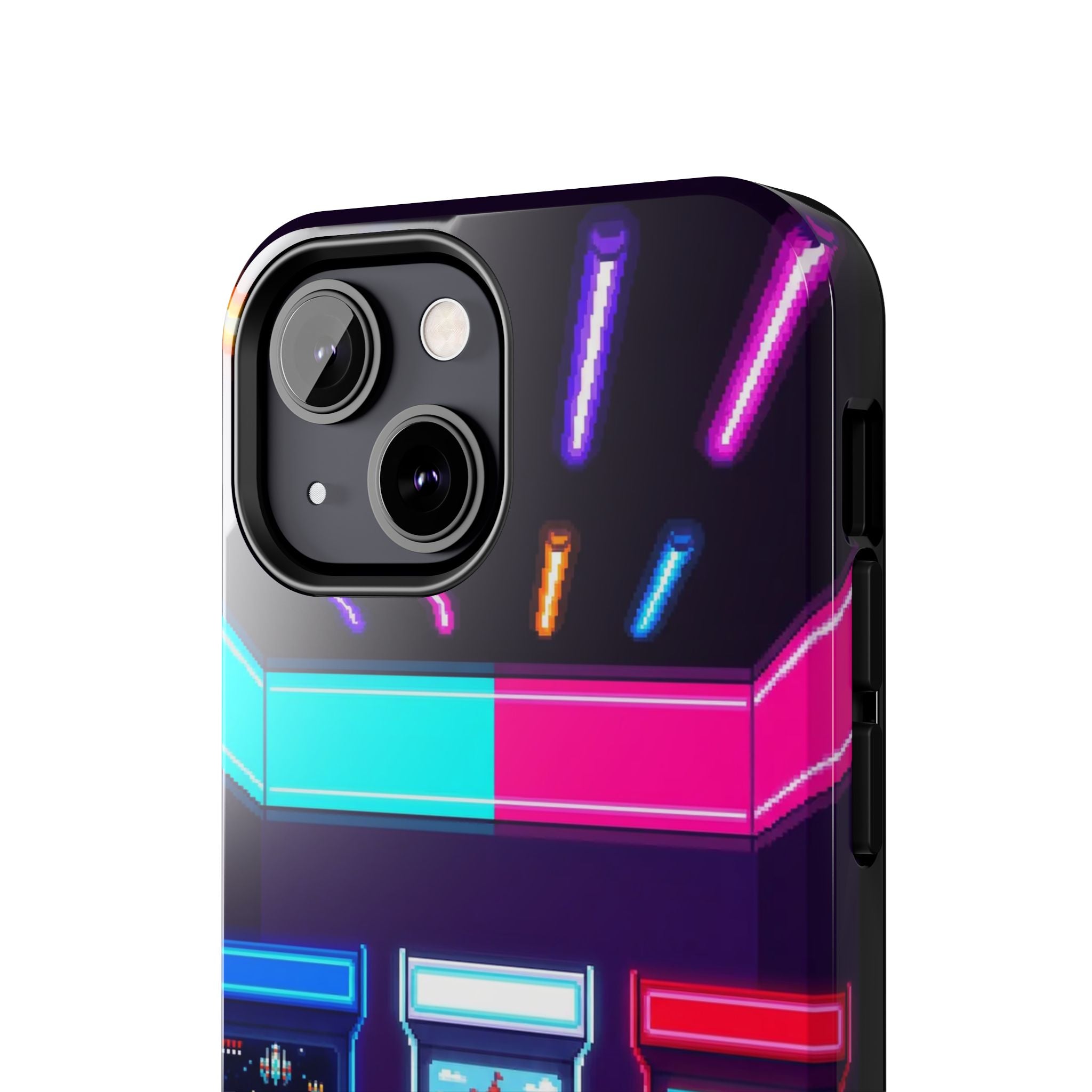 Retro Pixel Arcade Nights — Tough Phone Case