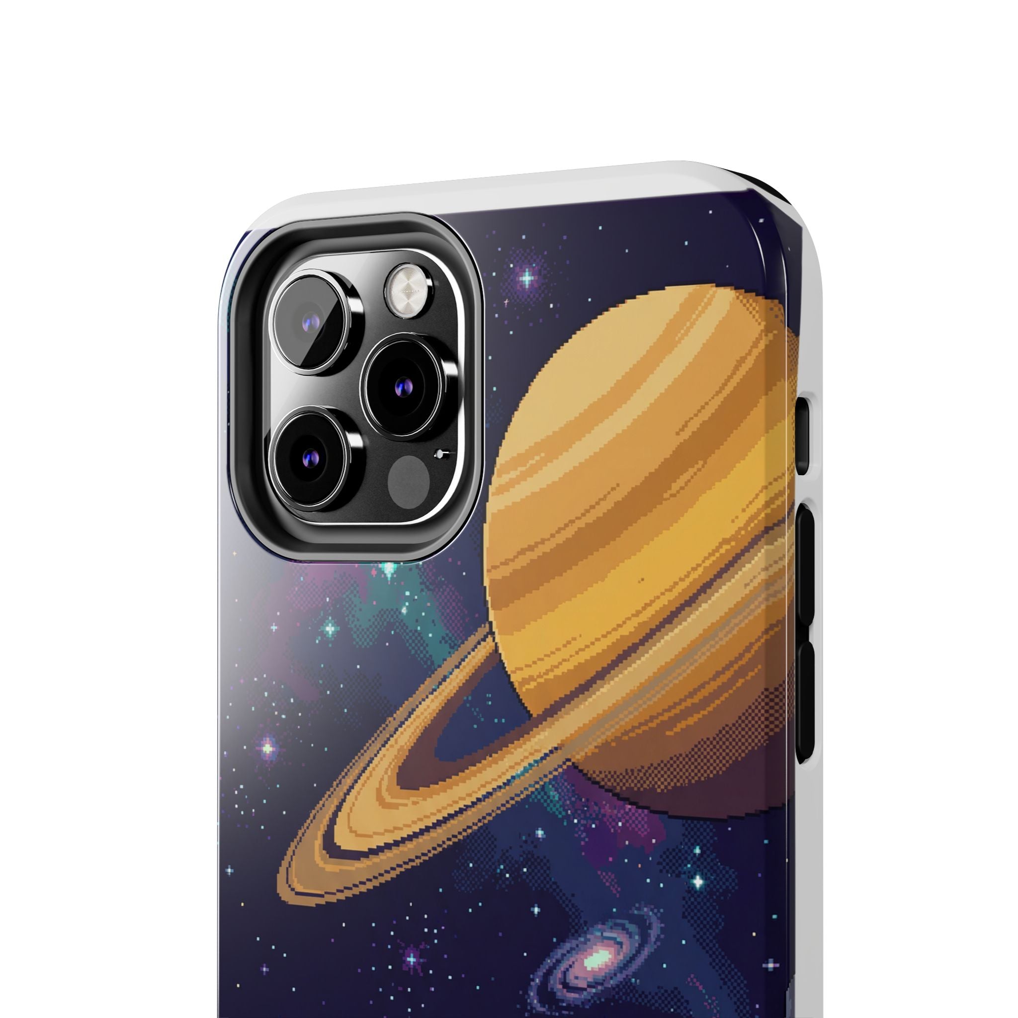 Retro Pixel Astronaut on an Alien World — Tough Phone Case