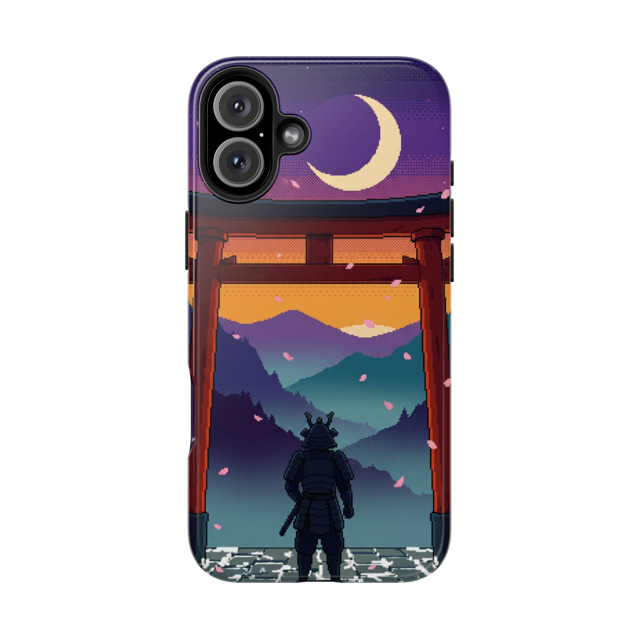 Retro Pixel Lone Samurai — Tough Phone Case