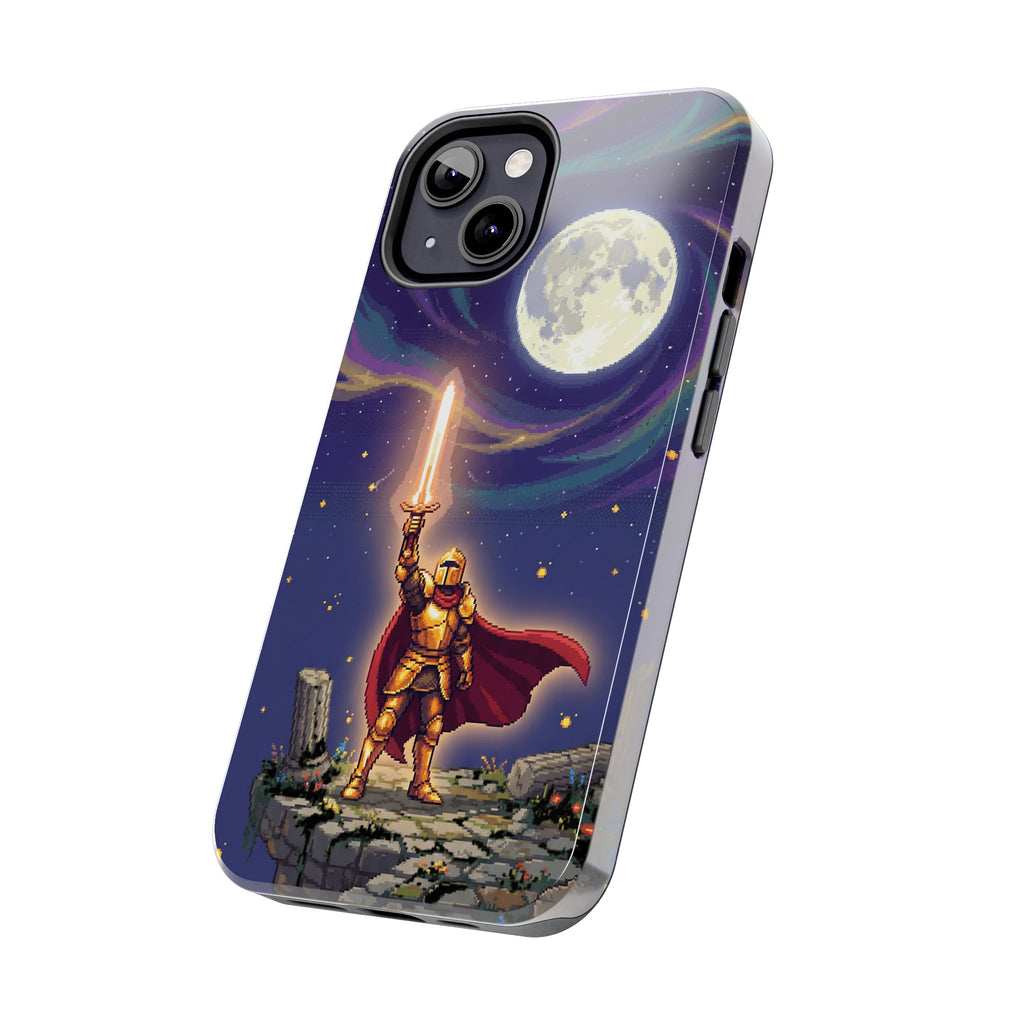 Retro Pixel Quest Knight — Tough Phone Case