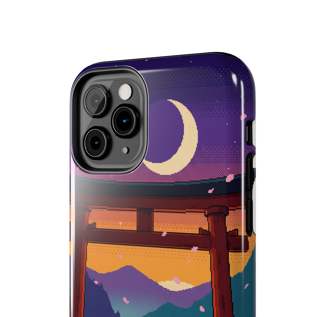 Retro Pixel Lone Samurai — Tough Phone Case
